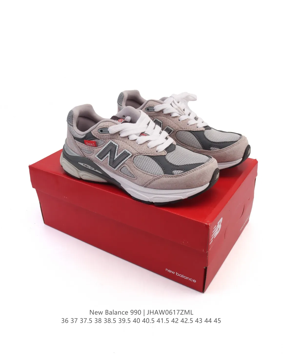 Comfortable New Balance 990v3 Grey  Shoes – Replica New Balance & High Quality NB Replicas 157
