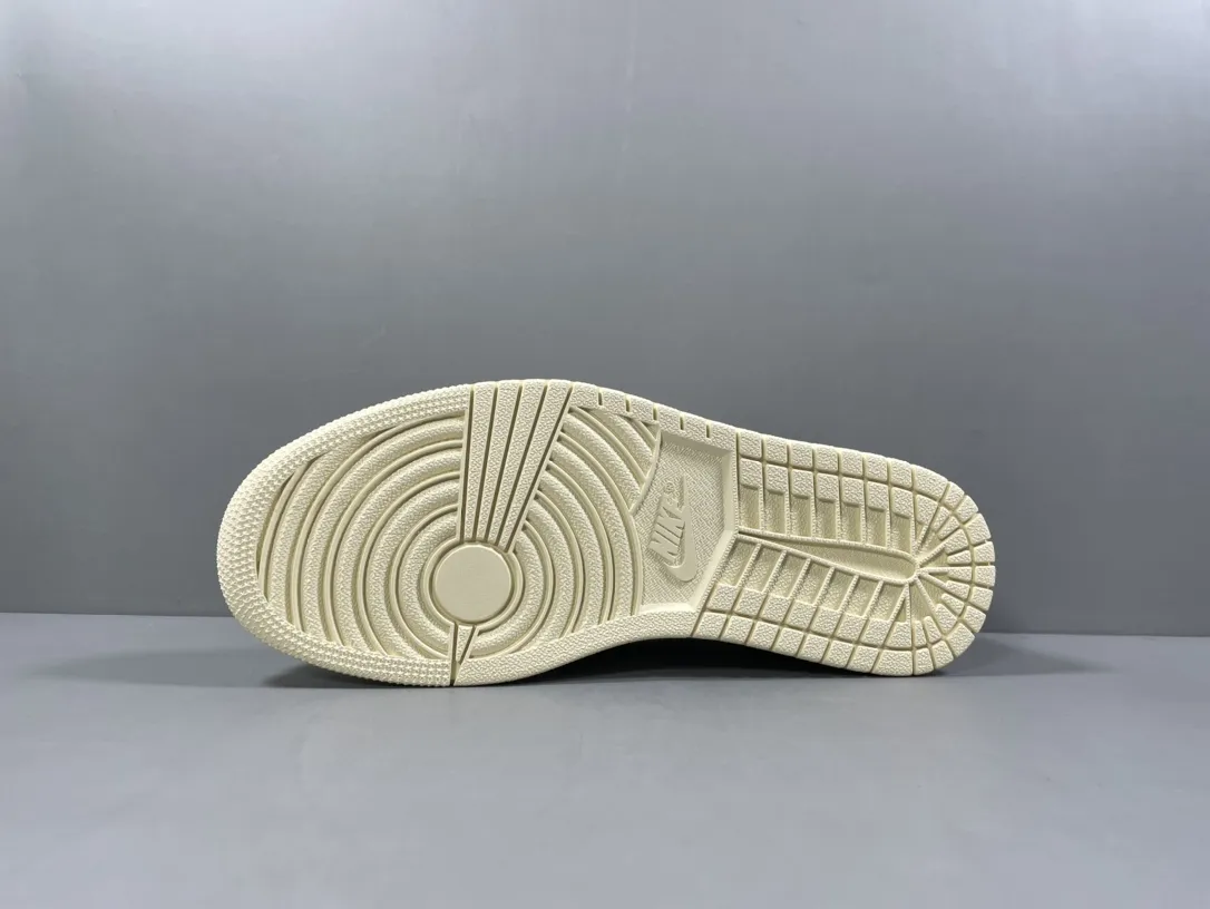 FastDry Nike AJ1 Low Deconstructed – Light Cream White Replica Shoes 1235