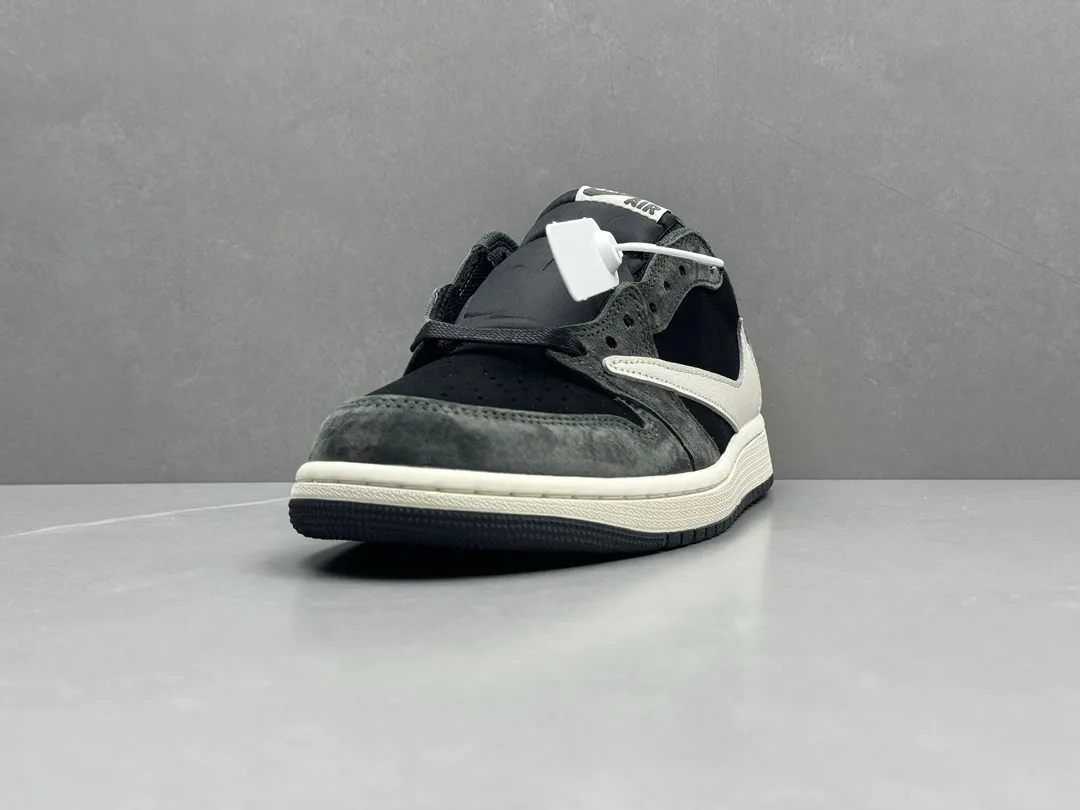 Nike AJ1 Low x Off-White Black Grey Swoosh Rep Shoes – Best Replica Sneakers – Sizes 36- Thermal 1267