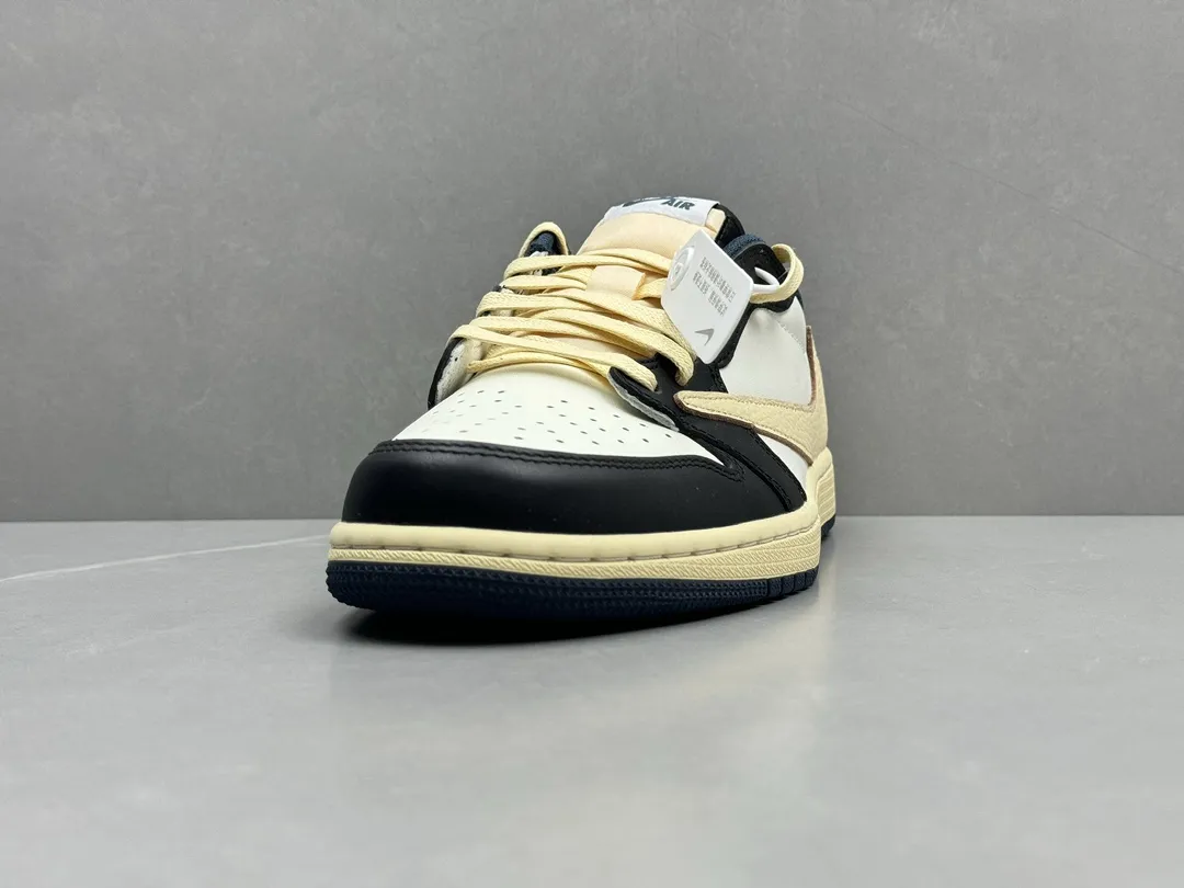 Sporty Nike AJ1 Low x Travis Scott Cactus Jack Navy Blue Black White – Top Rep Shoes & Best Replica Sneakers in Sizes 36- 1265