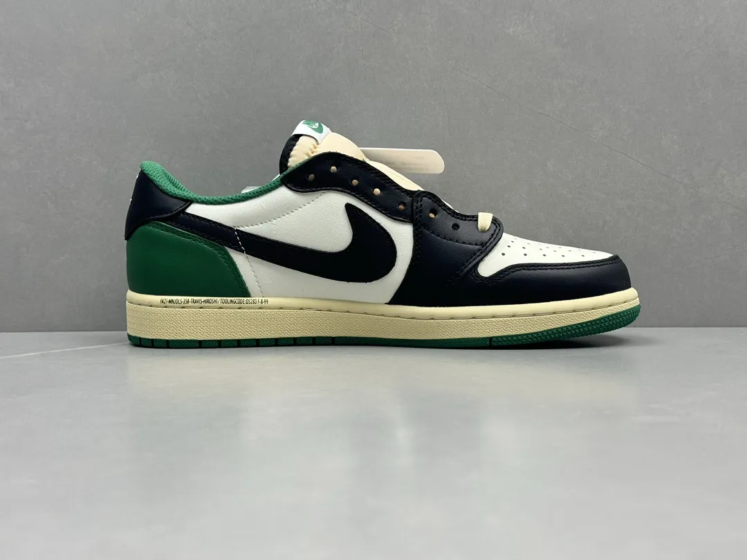 Nike AJ1 Low x Travis Scott White Green Cactus Jack Rep Shoes – Top Quality Replica Sneakers Sizes 36- Effortless 1261