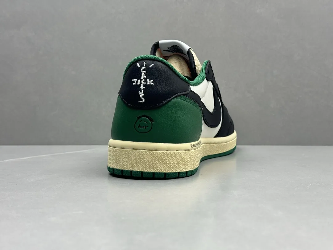 Nike AJ1 Low x Travis Scott White Green Cactus Jack Rep Shoes – Top Quality Replica Sneakers Sizes 36- Effortless 1261