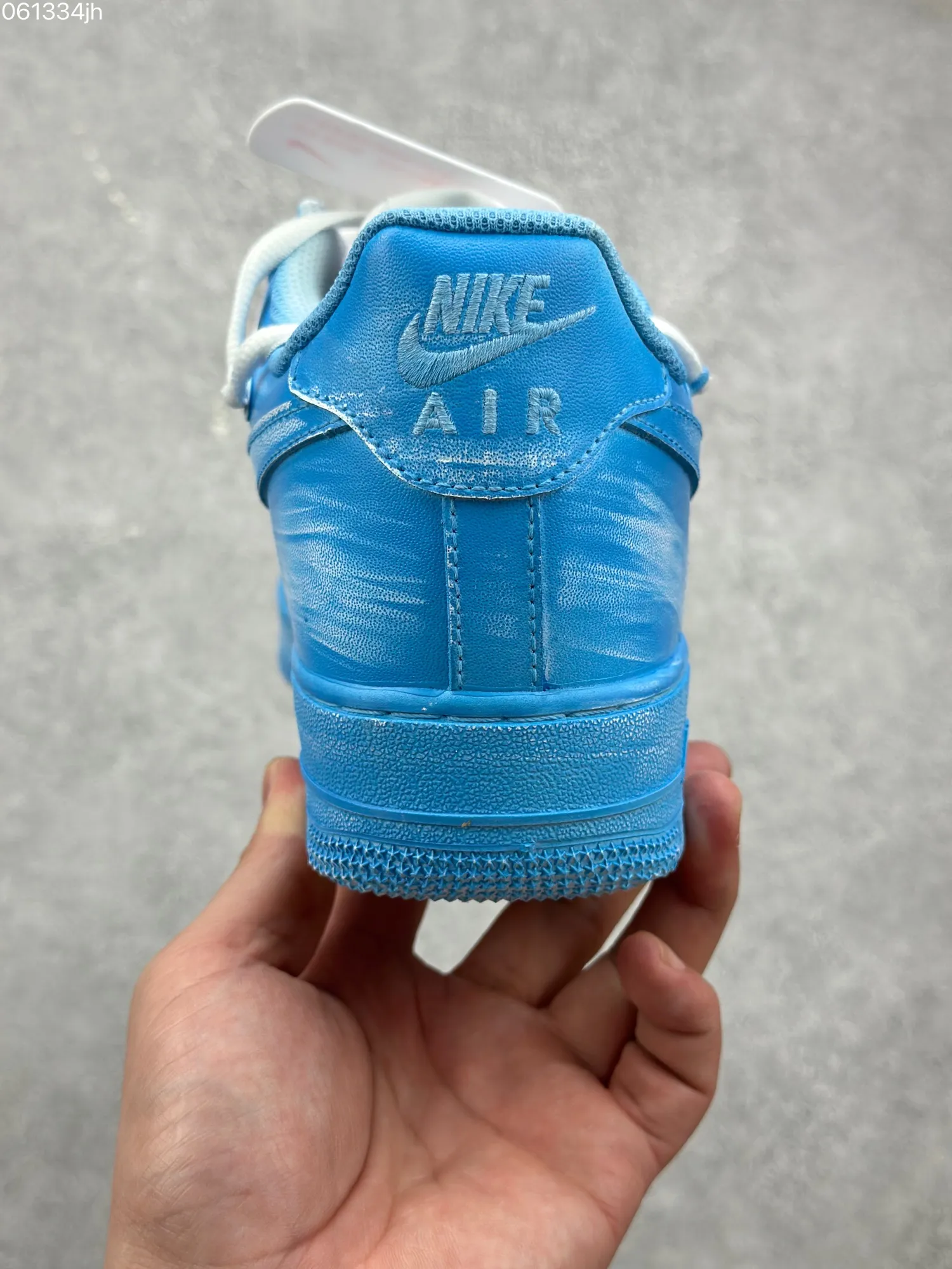 Nike Air Force 1 ’07 Custom Tie-Dye Blue Low-Top Rep Shoes with Dual Laces – Top Fake Nike Sneakers MultiPurpose 1071