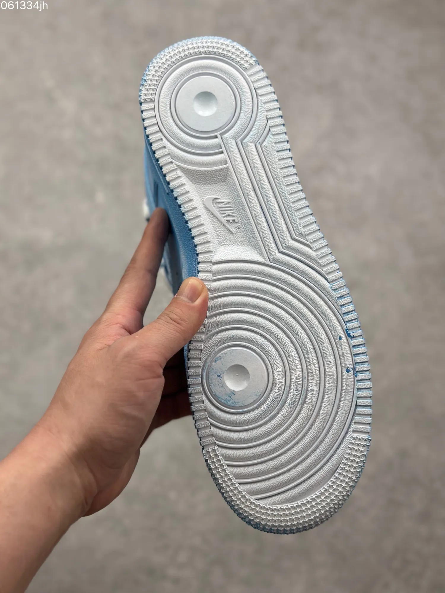 Nike Air Force 1 ’07 Custom Tie-Dye Blue Low-Top Rep Shoes with Dual Laces – Top Fake Nike Sneakers MultiPurpose 1071