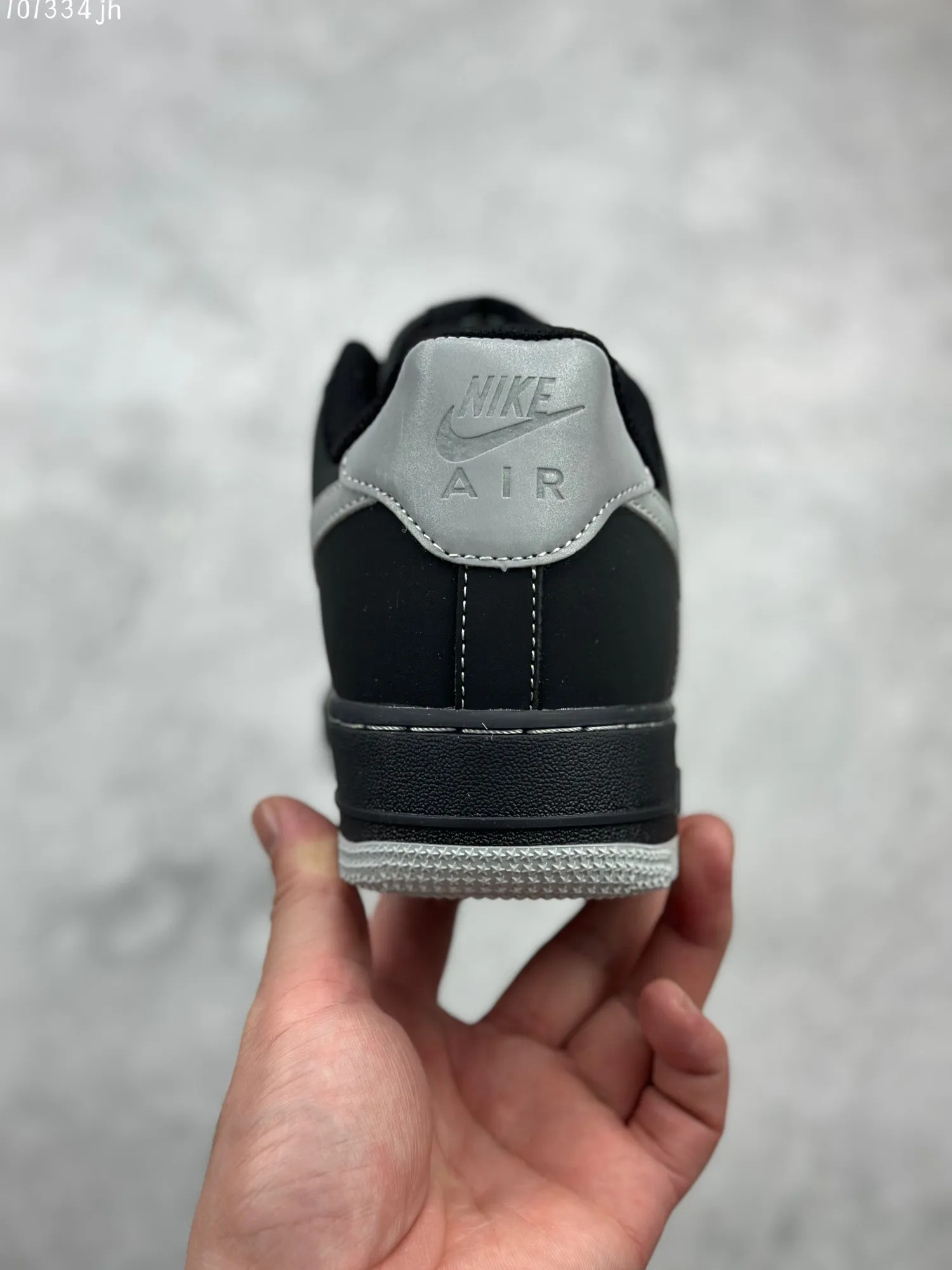 BestValue Nike Air Force 1 ’07 Low Black Silver  Shoes – Custom Edition Rep Shoes & Best Replica Sneakers 1026
