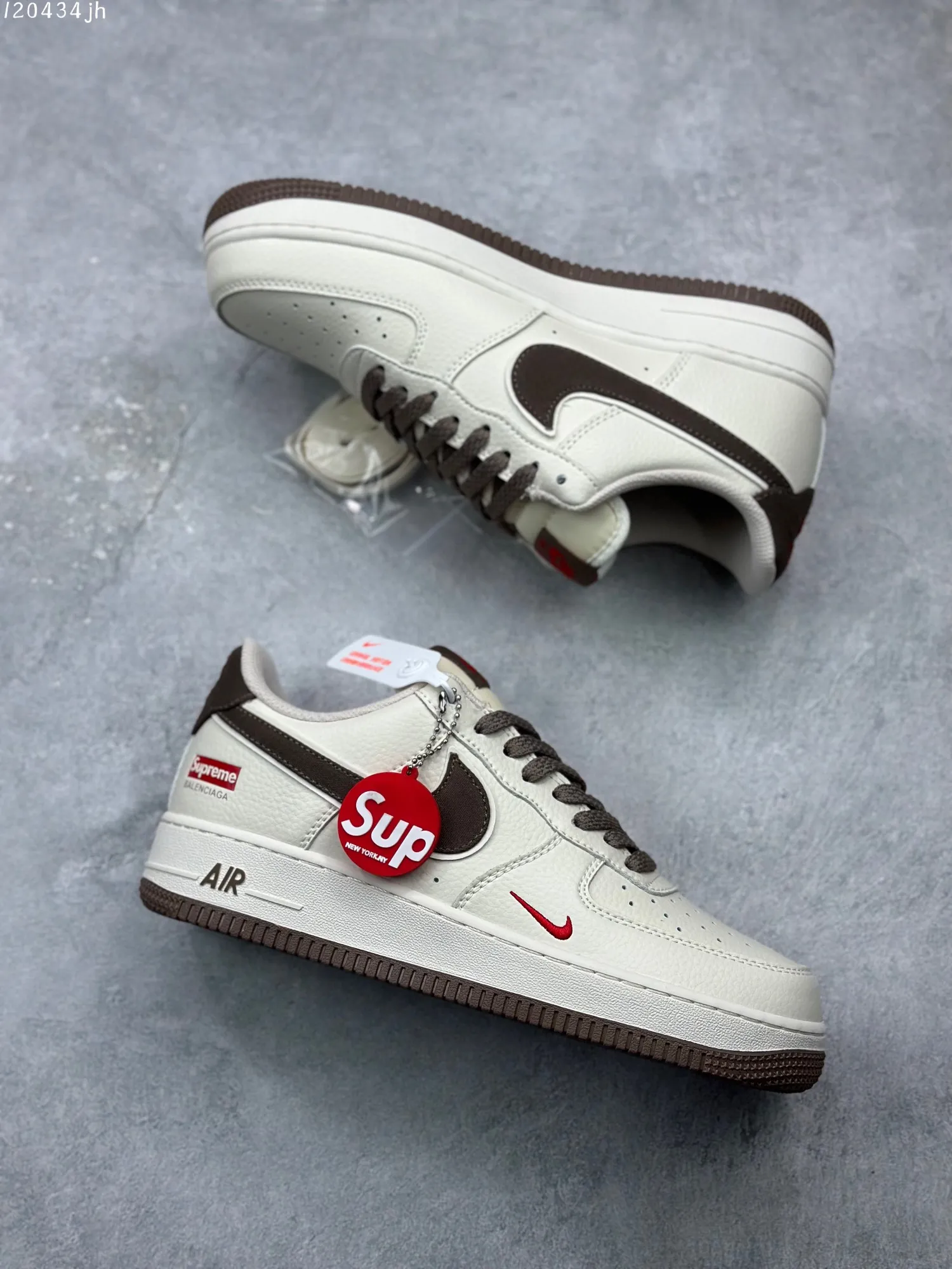 Nike Air Force 1 ’07 Low  Shoes – Brown White – Best Replica Sneakers Original Version (AA1366- Vibrant 1003