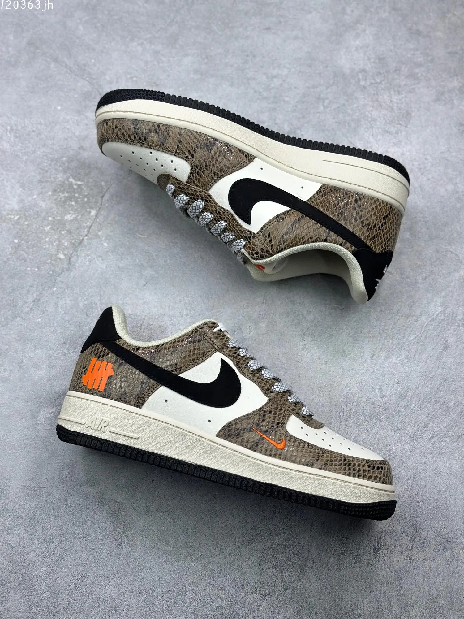 Nike Air Force 1 ’07 Low  Shoes – Camo Black White, AA1366-401, Various Sizes, Best Replica Sneakers, Rep Shoes Chic 1004