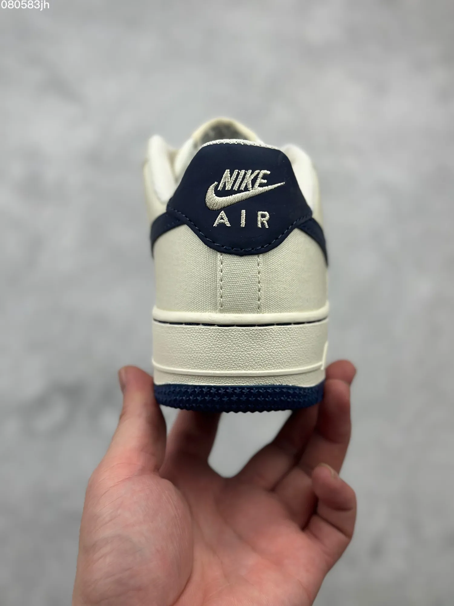 Durable Nike Air Force 1 ’07 Low Cream Blue Canvas  Shoes – Best Replica Sneakers & Rep Shoes Online – TQ1456- 1055