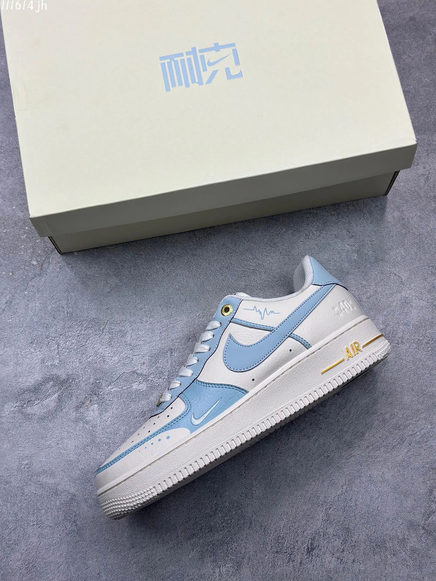 Nike Air Force 1 ’07 Low “Summer Clearance” – College Style, Light Blue Beige, Low-Top  Rep Shoes, Best Replica Sneakers Soft 1017