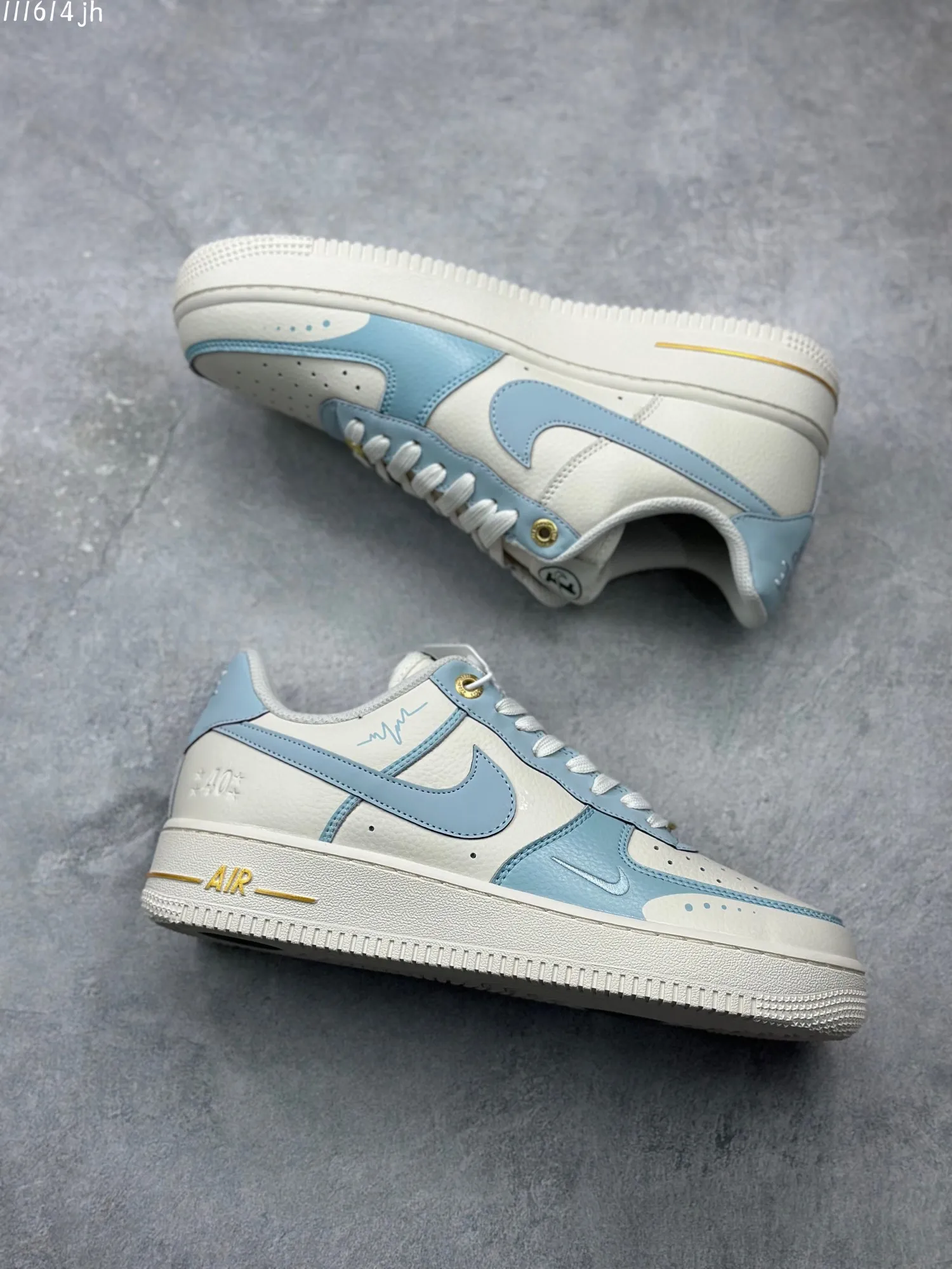 Nike Air Force 1 ’07 Low “Summer Clearance” – College Style, Light Blue Beige, Low-Top  Rep Shoes, Best Replica Sneakers Soft 1017
