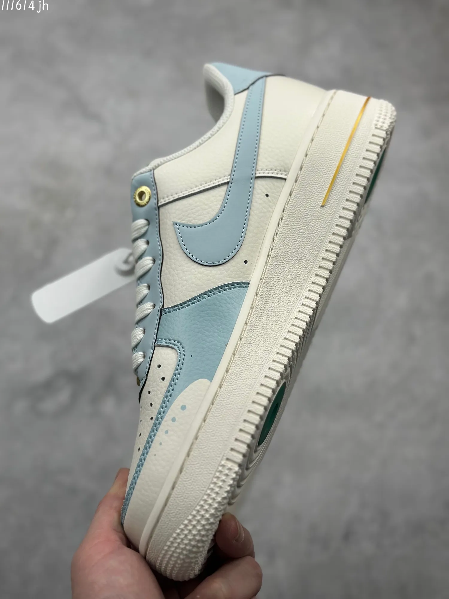 Nike Air Force 1 ’07 Low “Summer Clearance” – College Style, Light Blue Beige, Low-Top  Rep Shoes, Best Replica Sneakers Soft 1017