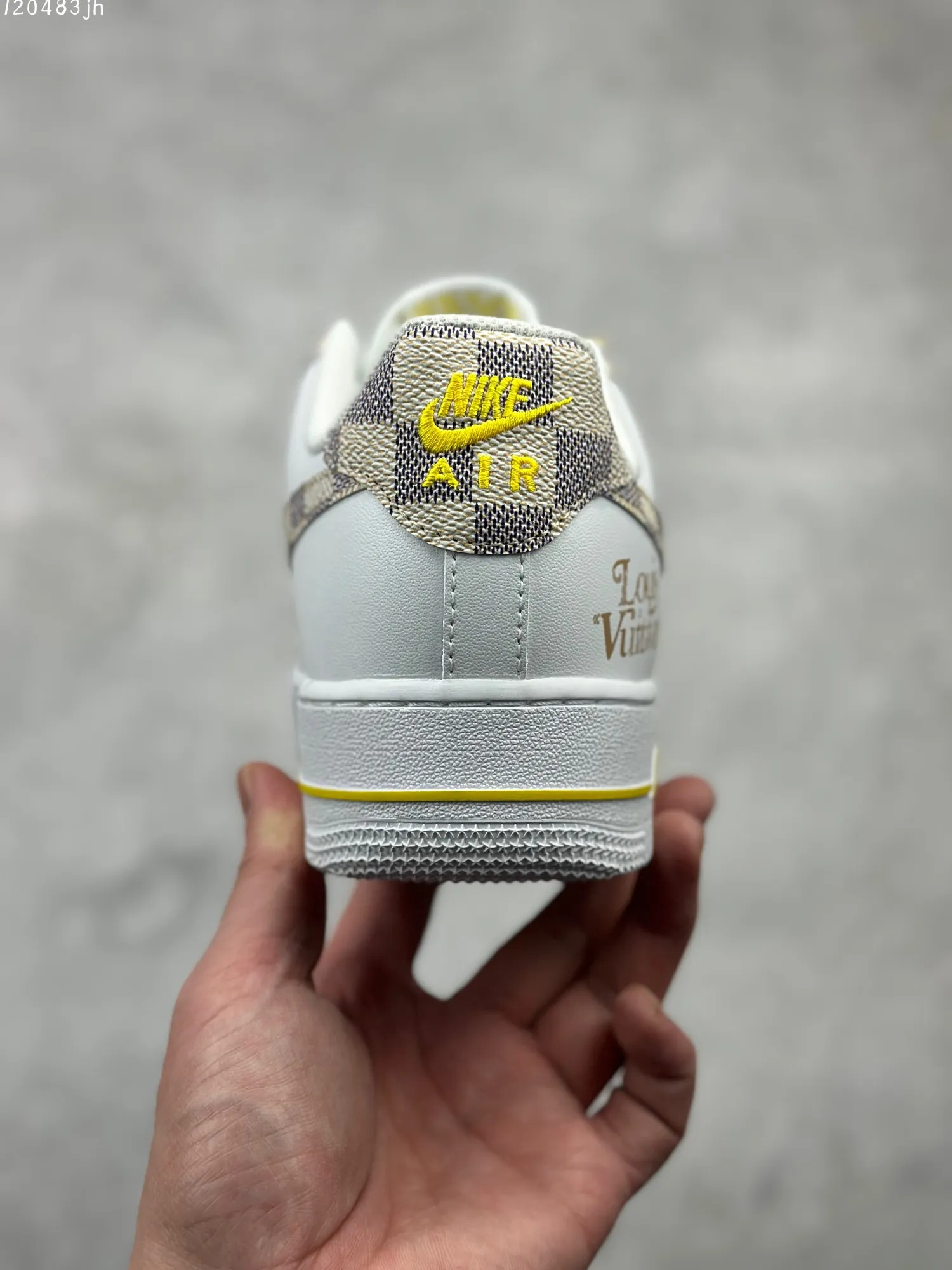 Nike Air Force 1 ’07 Low-Top  Shoes – Beige and White – Custom Design – High Quality Replica – AA1366- WaterResistant 1091