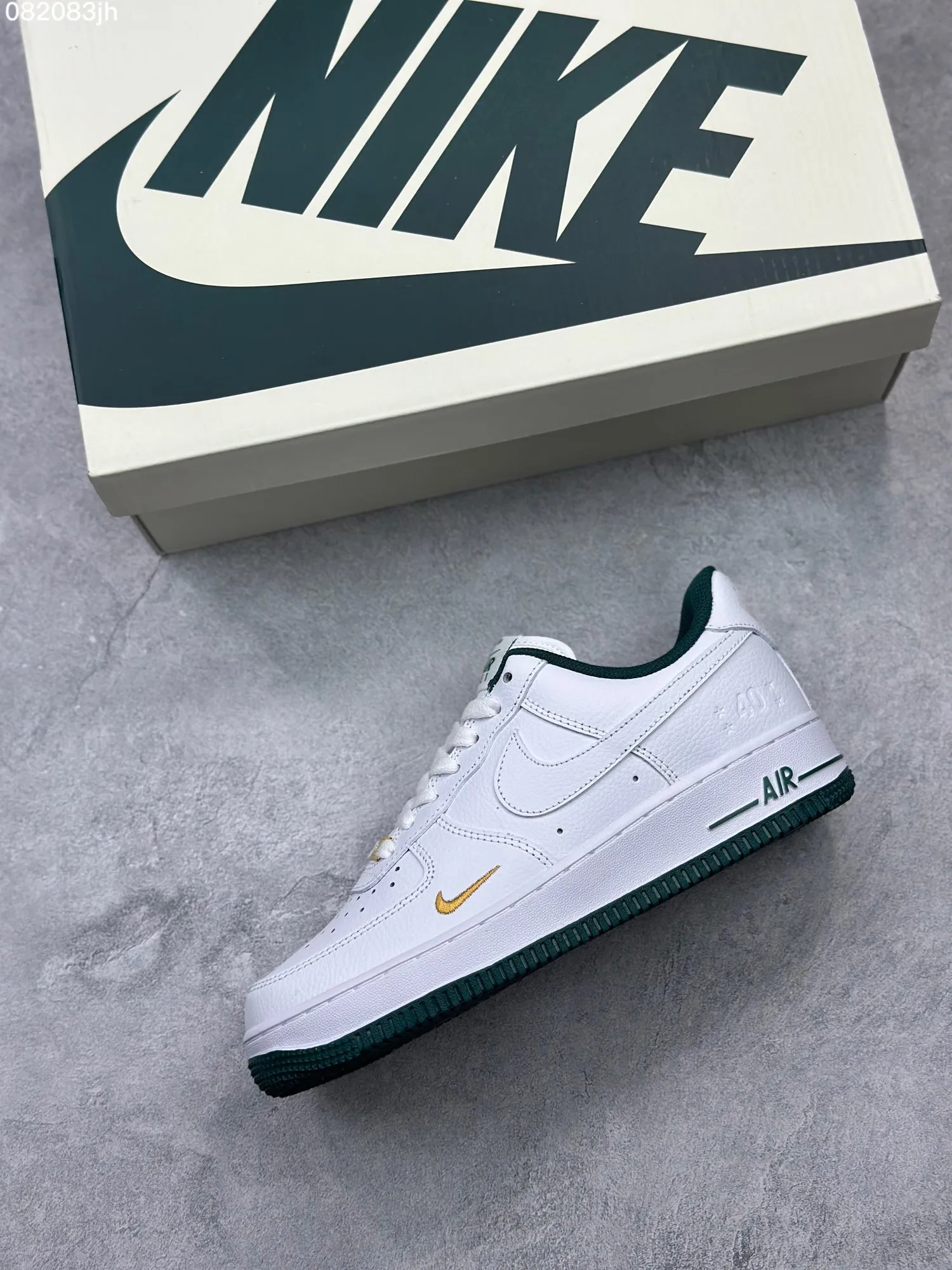 Flexible Nike Air Force 1 ’07 Low White Dark Green 40th Anniversary Star Edition – Men’s  Rep Shoes & Top Replica Sneakers 1047