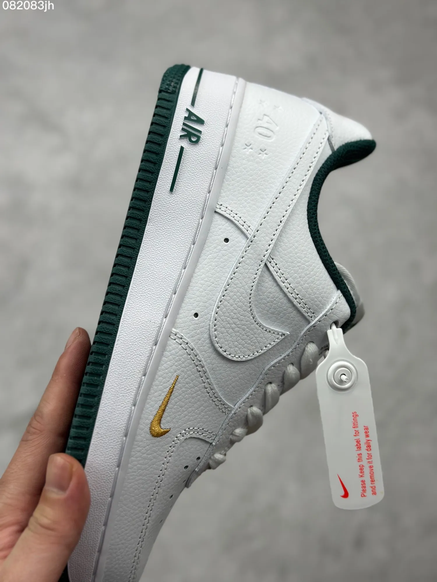 Flexible Nike Air Force 1 ’07 Low White Dark Green 40th Anniversary Star Edition – Men’s  Rep Shoes & Top Replica Sneakers 1047