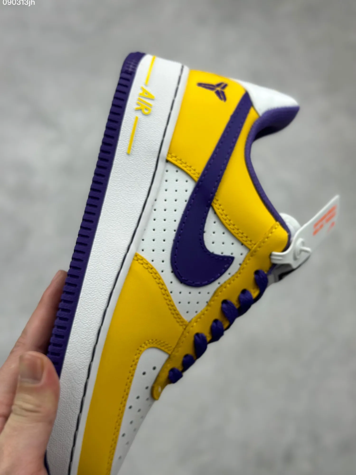 Sleek Nike Air Force 1 ’07 Low White Yellow Purple  Sneakers – Top Rep Shoes & Best Replica Sneakers – DB3301- 1044