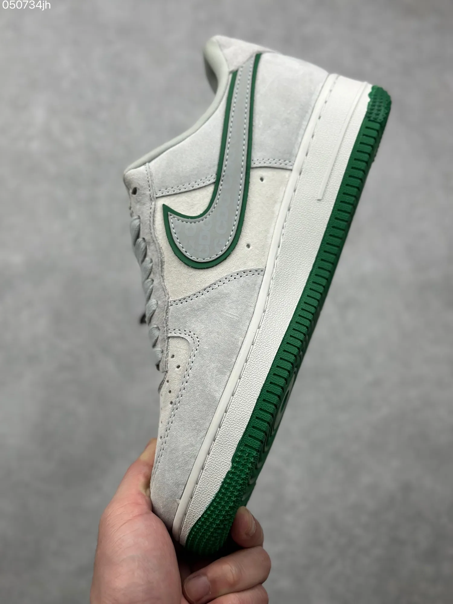 Nike Air Force 1 ’07 Low x The North Face x CDG – Mint Green Pig Suede – Best Replica Sneakers & Rep Shoes WaterResistant 995