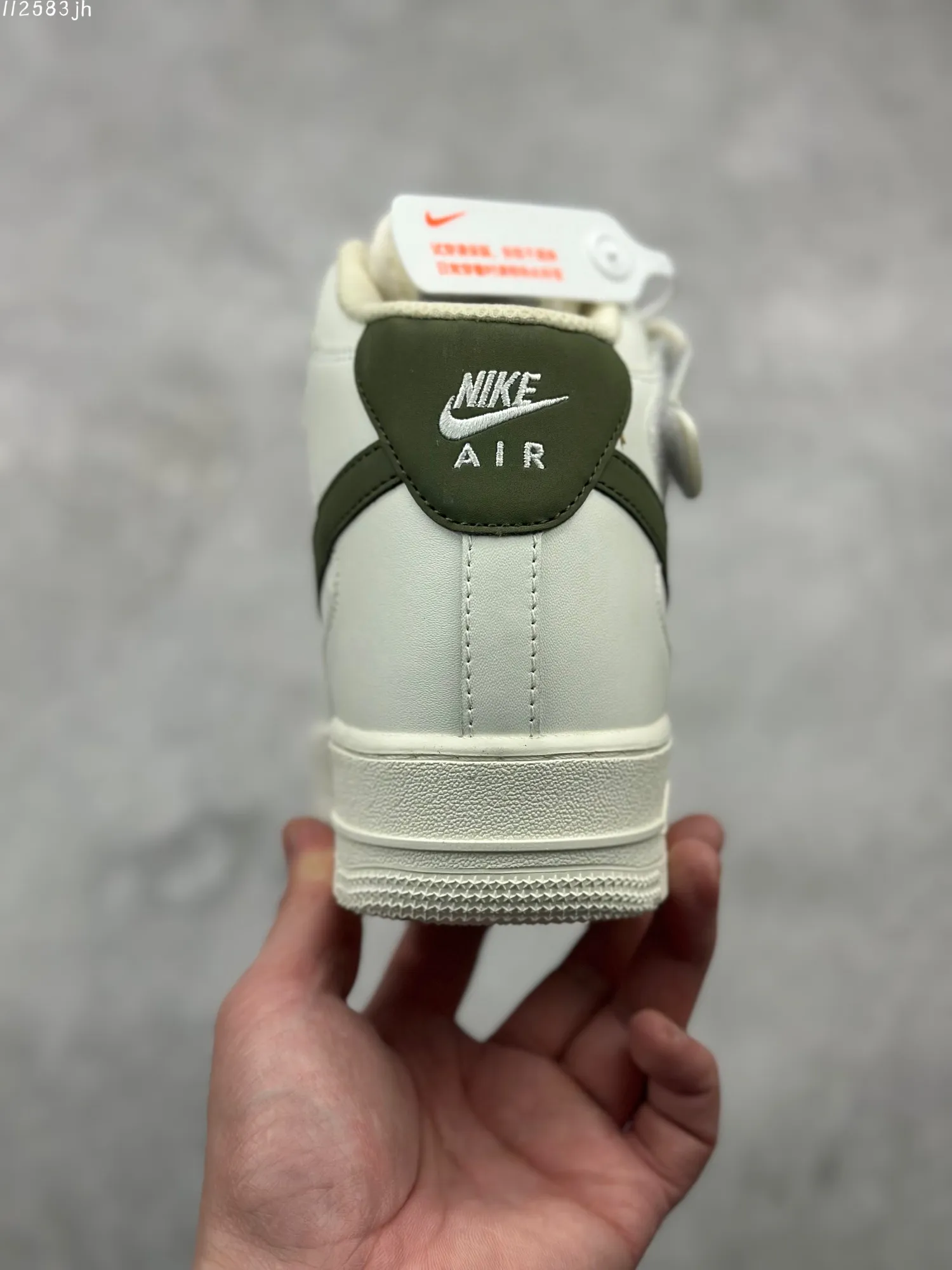 Breathable Nike Air Force 1 ’07 Mid – Cream Olive Green – Authentic Style Rep Shoes – Best Replica Sneakers (LZ6819- 1014