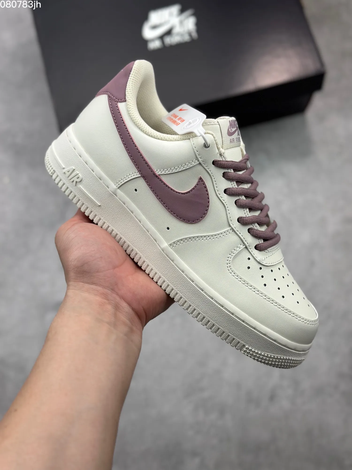 Nike Air Force 1 Low ’07 “Berry Purple” – Custom Leather Rep Shoes & Top Fake Nike Sneakers ZipUp 1048