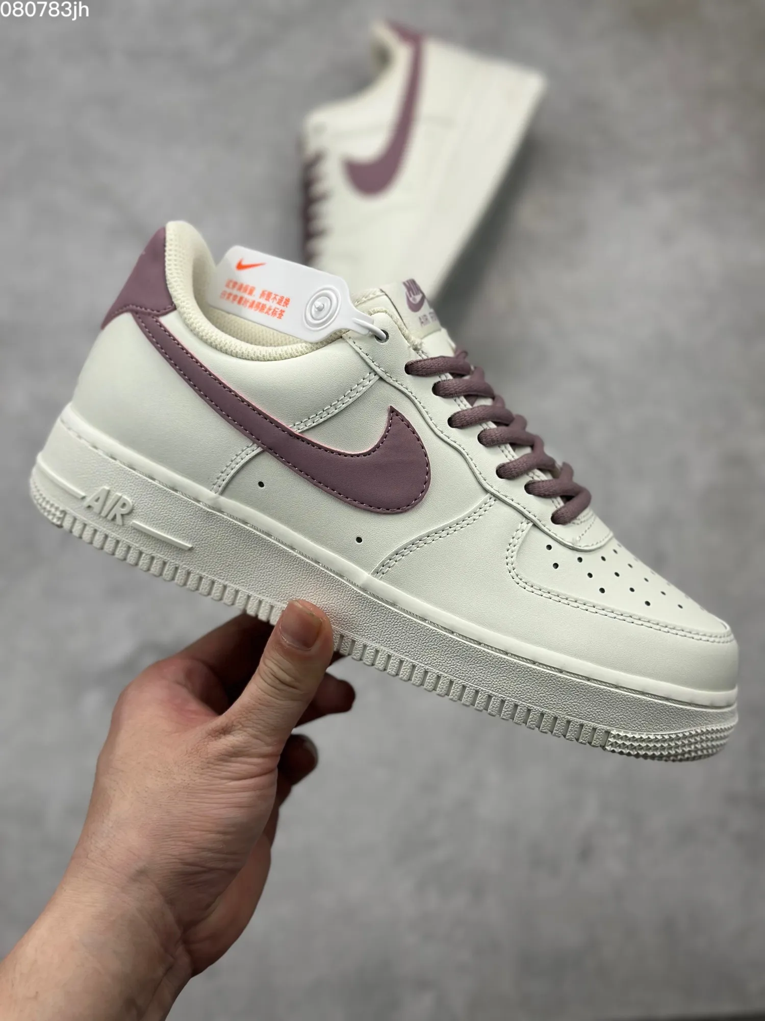 Nike Air Force 1 Low ’07 “Berry Purple” – Custom Leather Rep Shoes & Top Fake Nike Sneakers ZipUp 1048