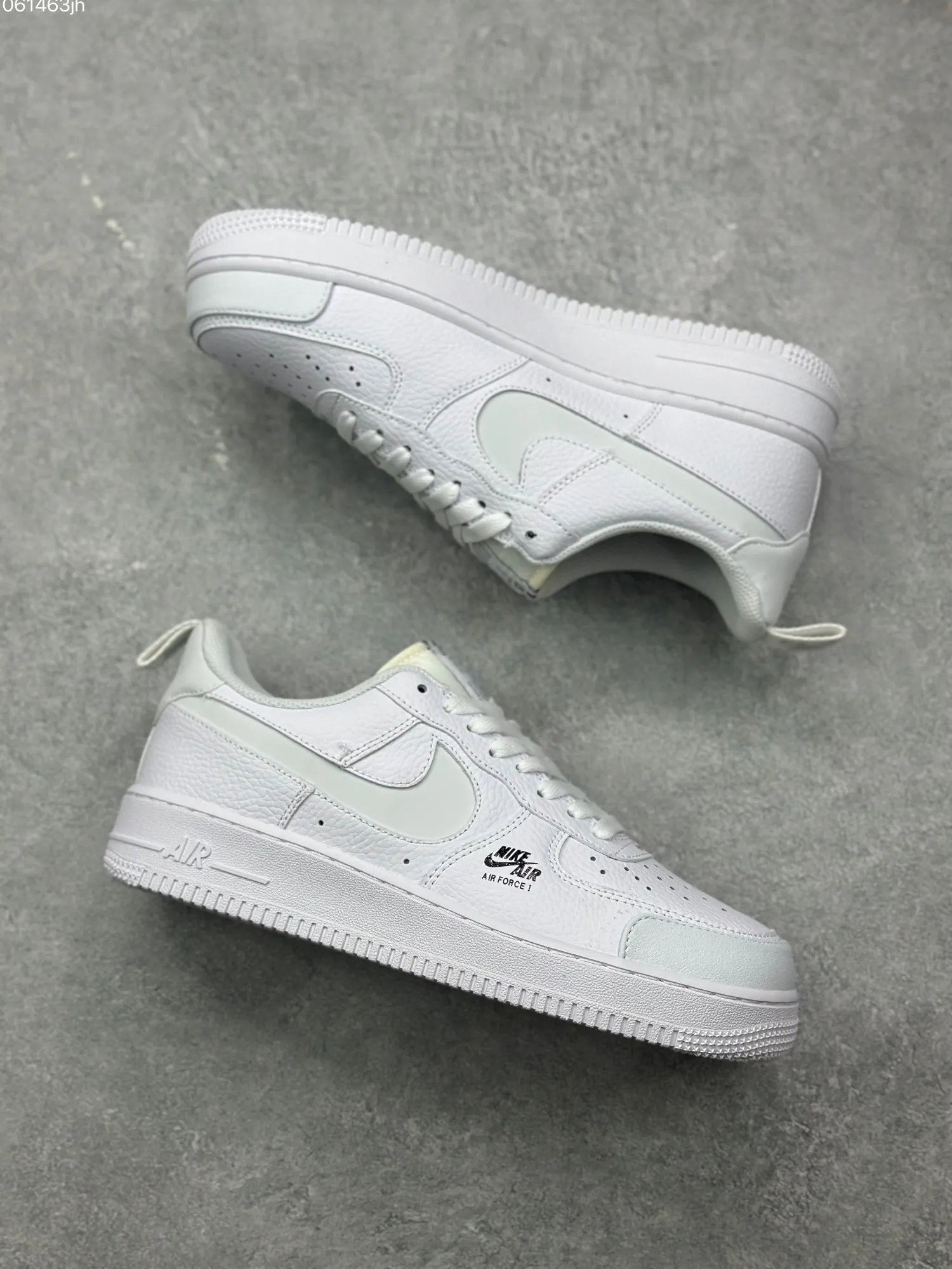 Nike Air Force 1 Low ’07 Black & White Custom Leather  Sneakers – Top Rep Shoes & Best Replica Sneakers DE0099- FastDry 1067