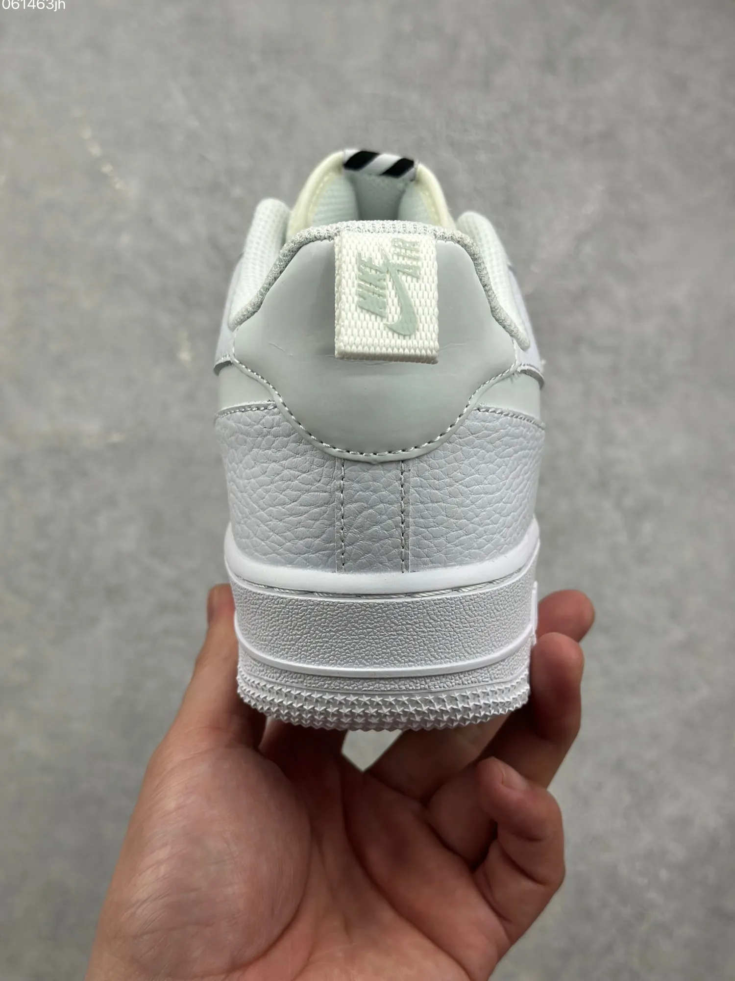 Nike Air Force 1 Low ’07 Black & White Custom Leather  Sneakers – Top Rep Shoes & Best Replica Sneakers DE0099- FastDry 1067