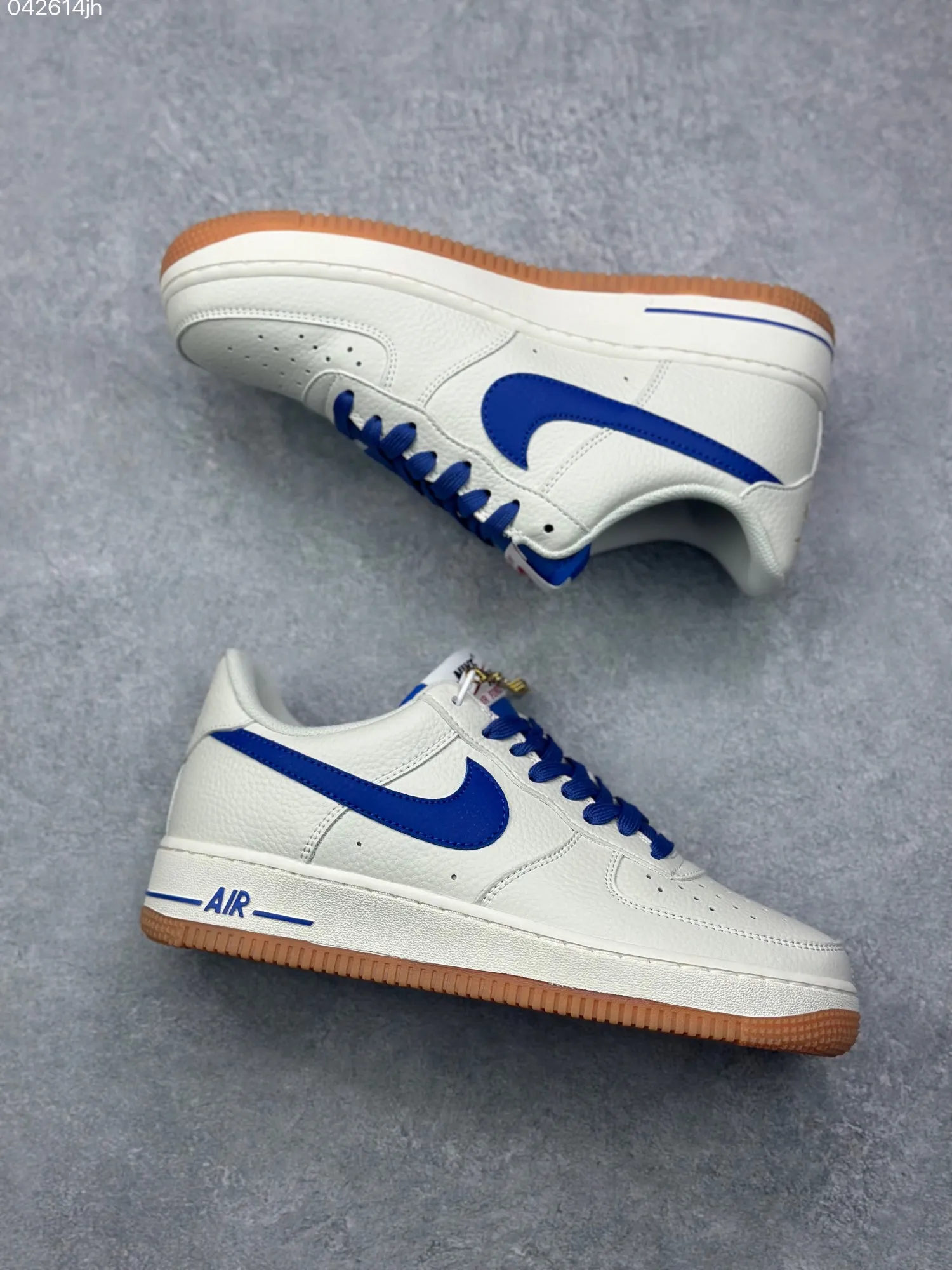 EyeCatching Nike Air Force 1 Low ’07 Cream Blue – Best Replica Sneakers for Men and Women,  Low-Top Rep Shoes 1005