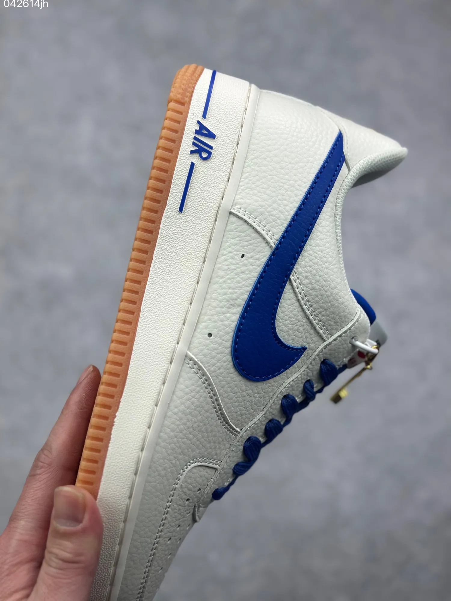 EyeCatching Nike Air Force 1 Low ’07 Cream Blue – Best Replica Sneakers for Men and Women,  Low-Top Rep Shoes 1005
