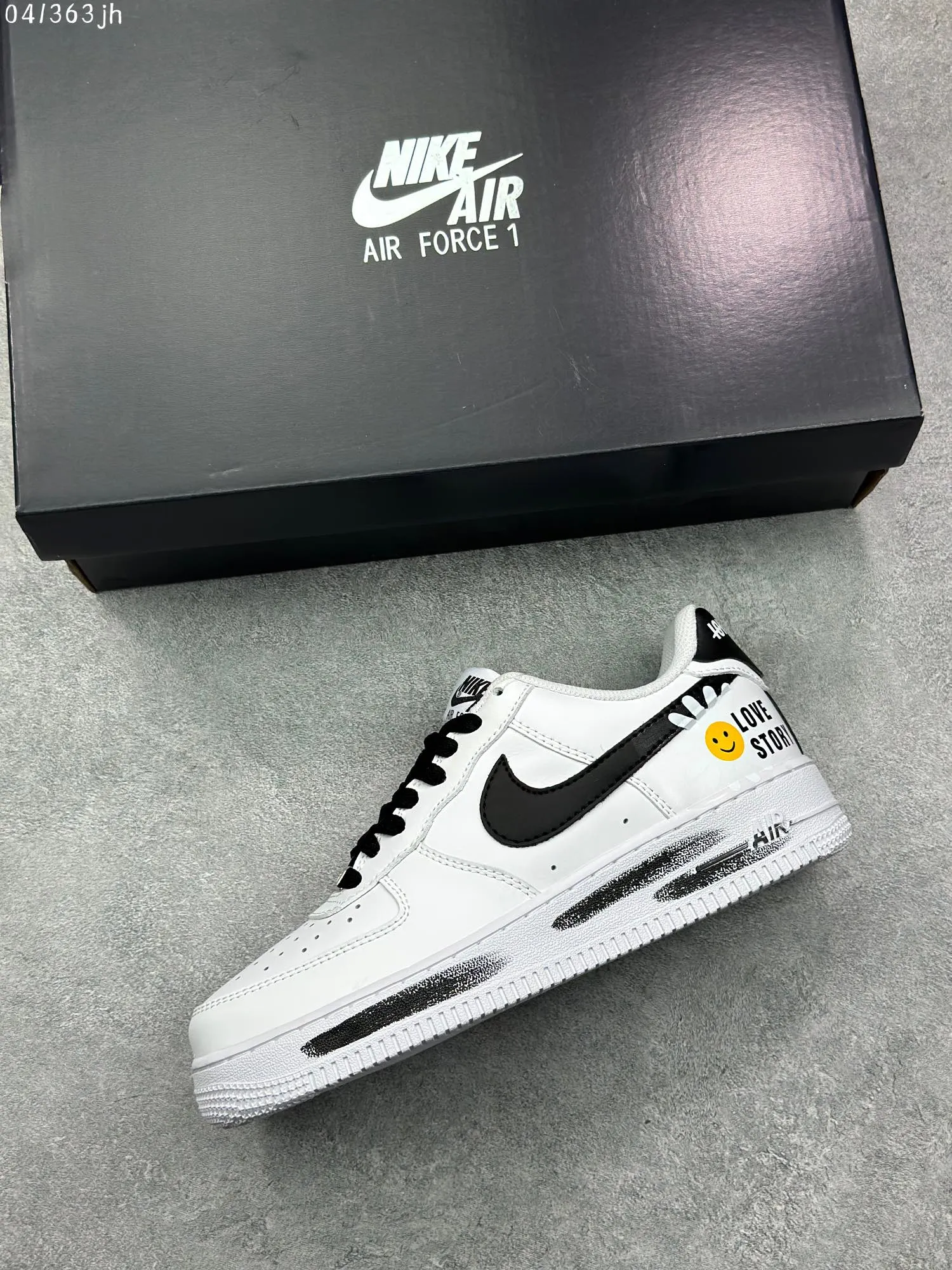 Flexible Nike Air Force 1 Low ’07 Custom Sunflower White Black  Sneakers – High Quality Rep Shoes Size 36- 1080