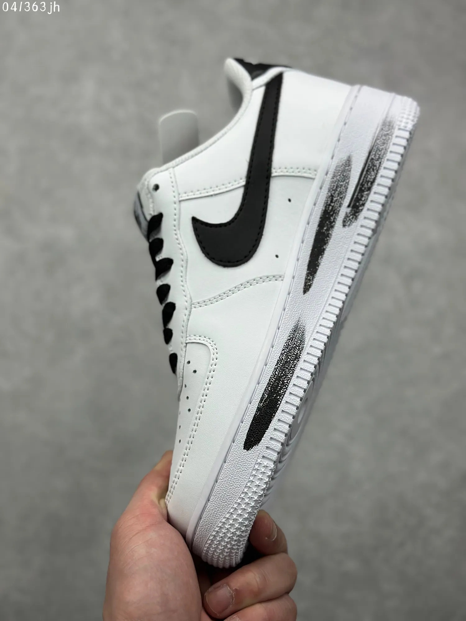 Flexible Nike Air Force 1 Low ’07 Custom Sunflower White Black  Sneakers – High Quality Rep Shoes Size 36- 1080