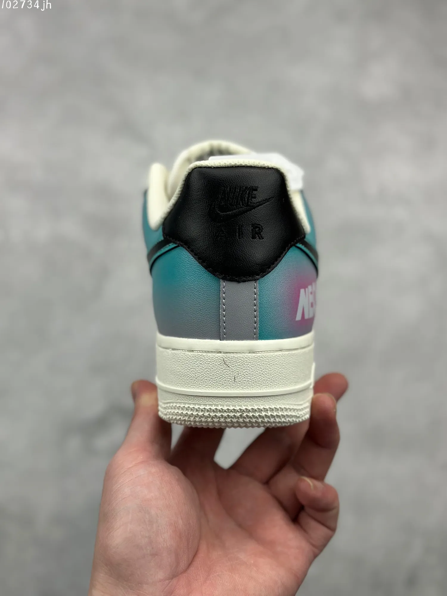 FreshLook Nike Air Force 1 Low ’07 E-Sports Graffiti – White Teal Black Custom Low-Top Rep Shoes & Best Replica Sneakers 1021