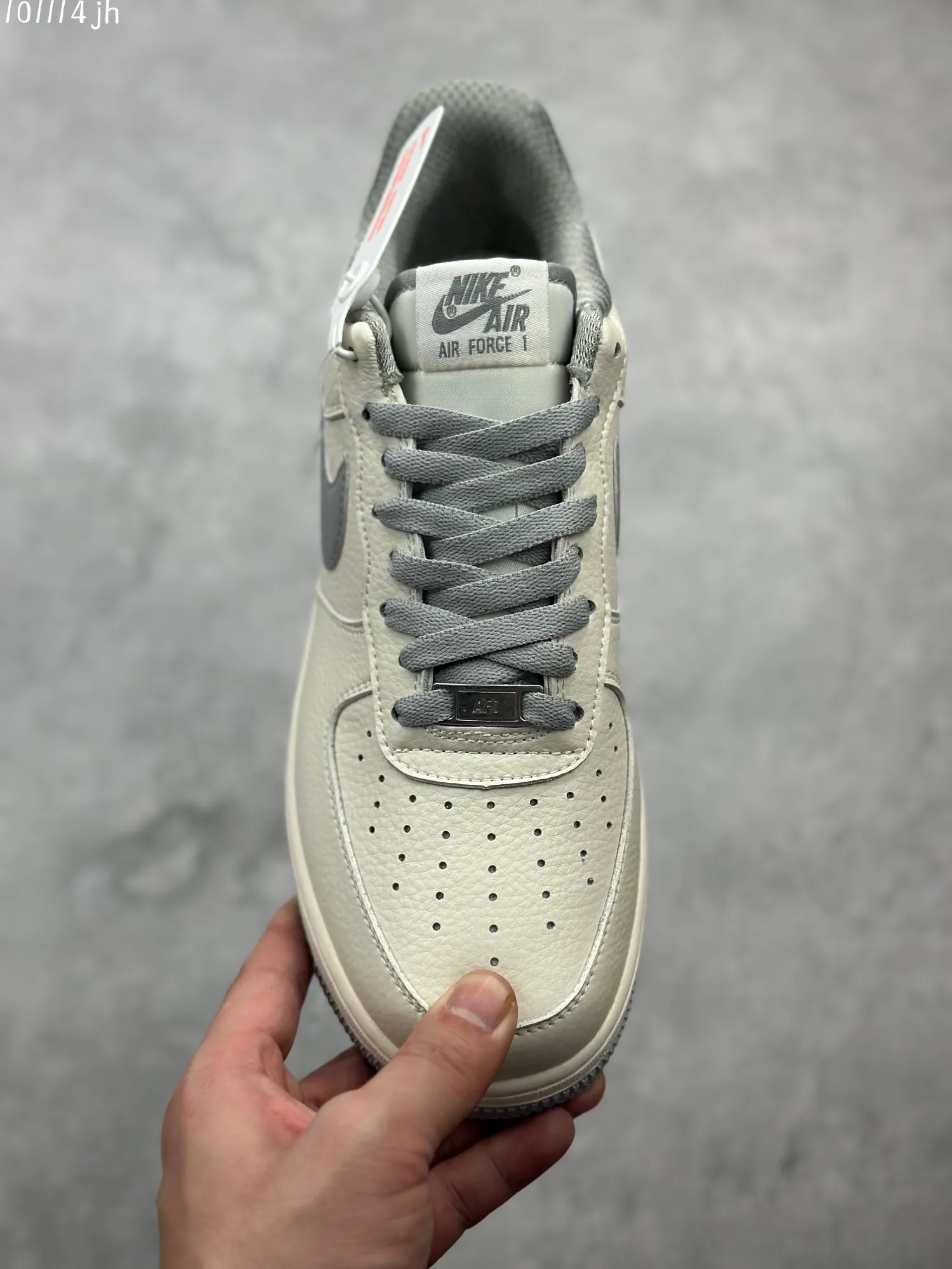 Efficient Nike Air Force 1 Low ’07 “Light Bone Grey” Custom Leather Sneakers – Top Rep Shoes & Best Replica Sneakers – Multiple Sizes Available 1029