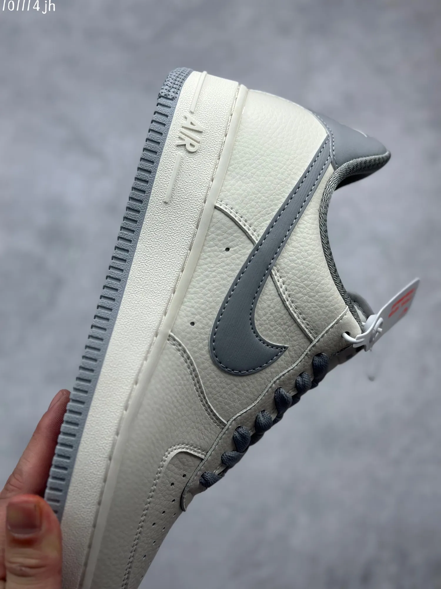 Efficient Nike Air Force 1 Low ’07 “Light Bone Grey” Custom Leather Sneakers – Top Rep Shoes & Best Replica Sneakers – Multiple Sizes Available 1029