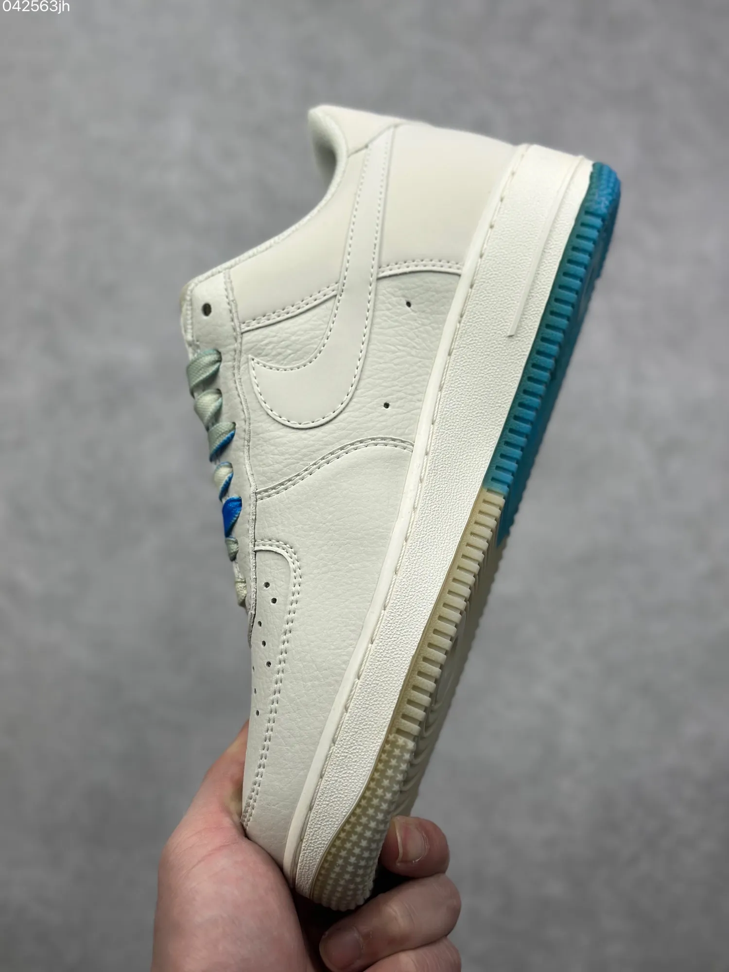Nike Air Force 1 Low ’07 NBA All-Star White Blue  Sneakers – Limited Edition Rep Shoes & Best Replica Sneakers SmoothTexture 1002