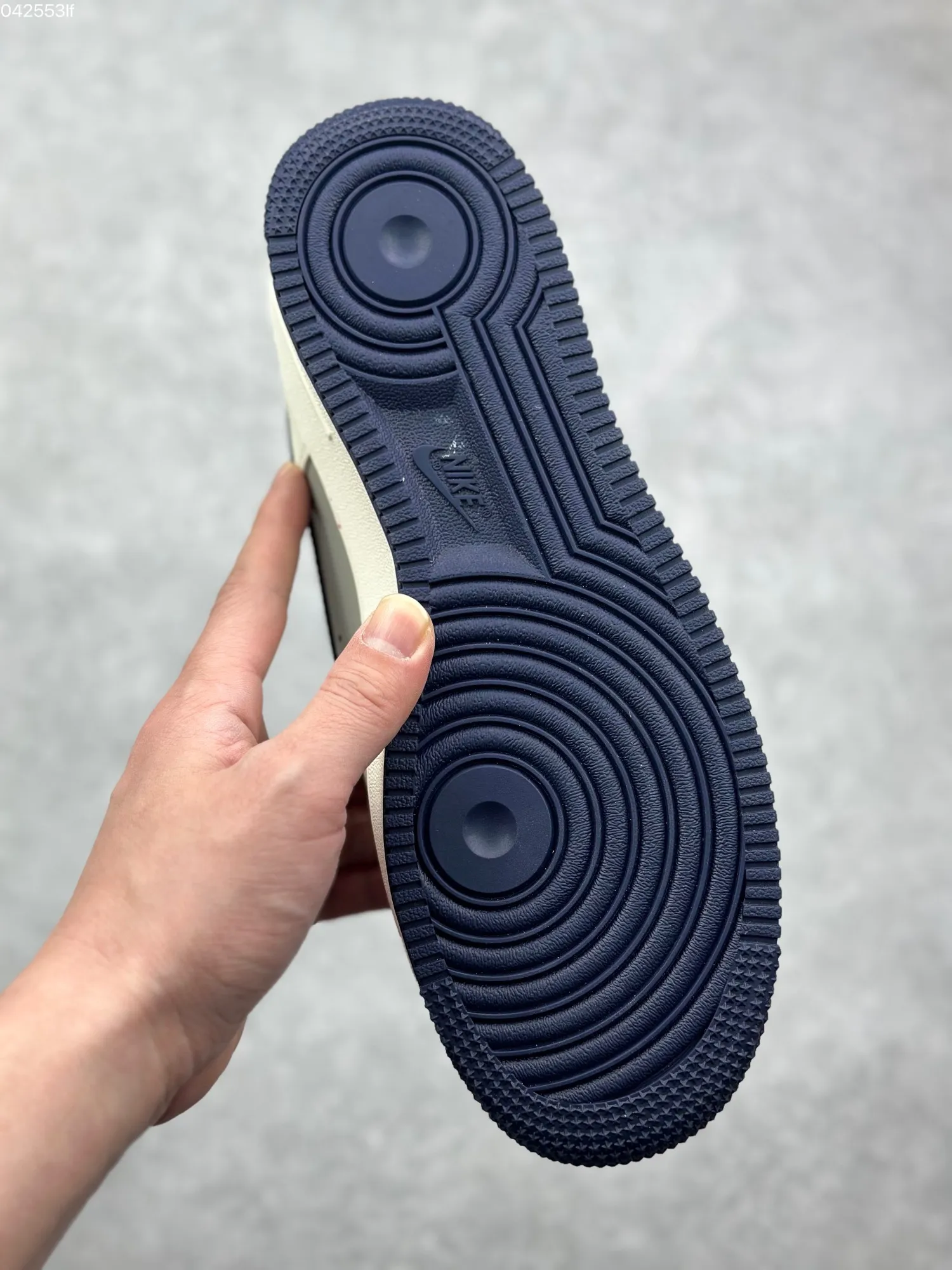 Nike Air Force 1 Low ’07 x Louis Vuitton White Navy Red Custom Rep Shoes – Best Replica Sneakers Durable 1001