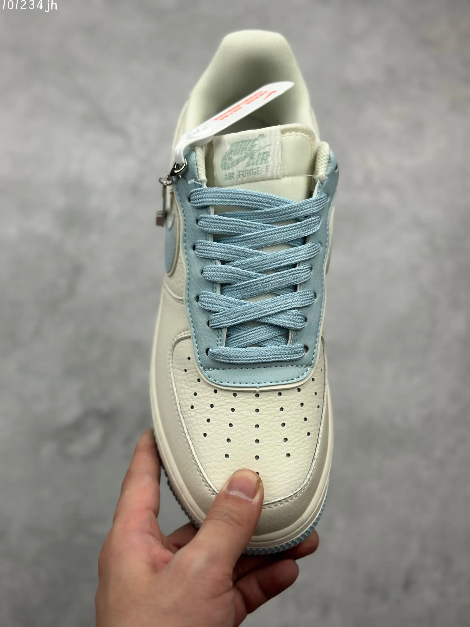 Nike Air Force 1 Low “40TH” – Ice Blue Custom Rep Shoes & Top Fake Nike Sneakers MoistureWicking 1025