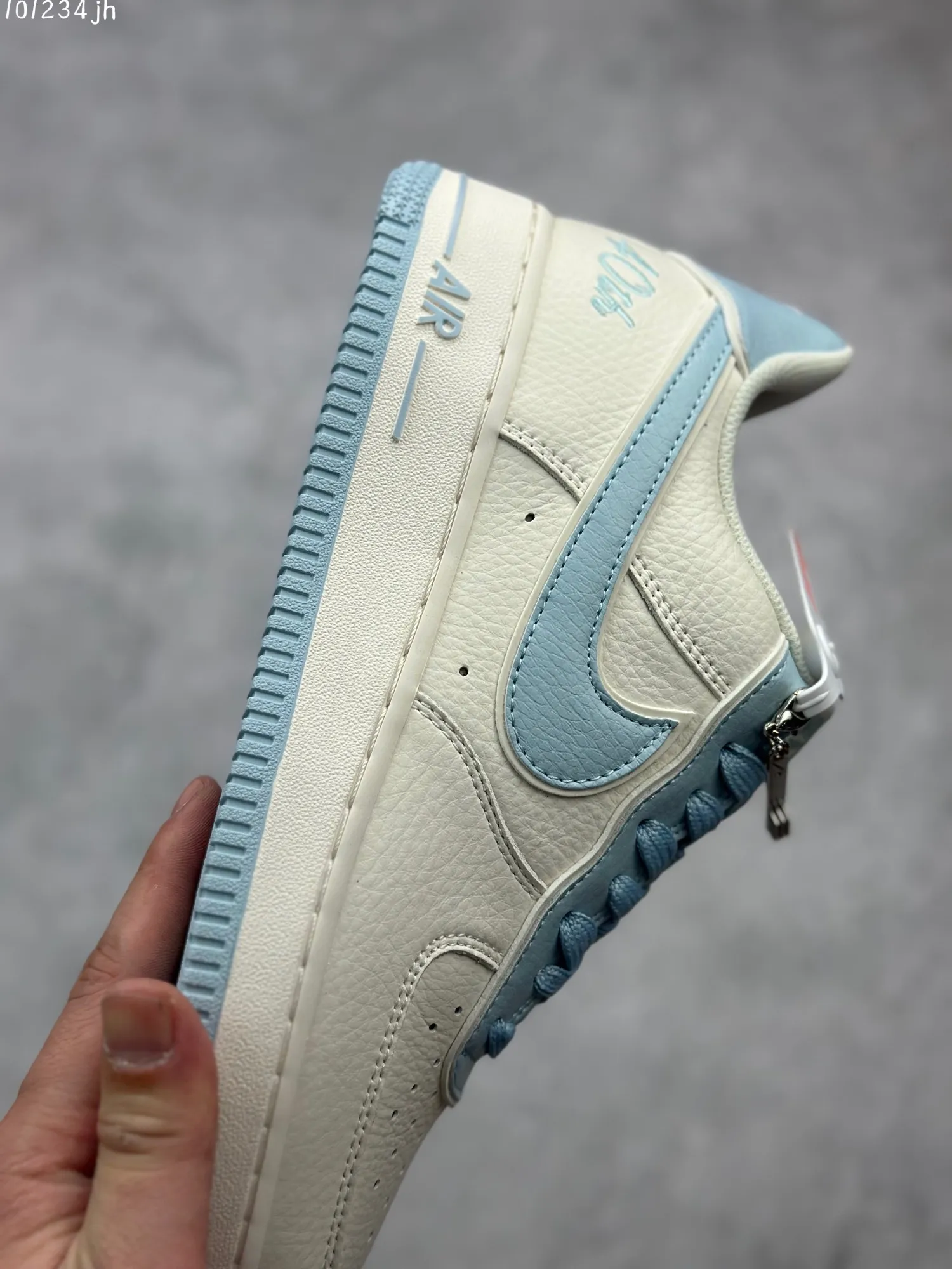 Nike Air Force 1 Low “40TH” – Ice Blue Custom Rep Shoes & Top Fake Nike Sneakers MoistureWicking 1025