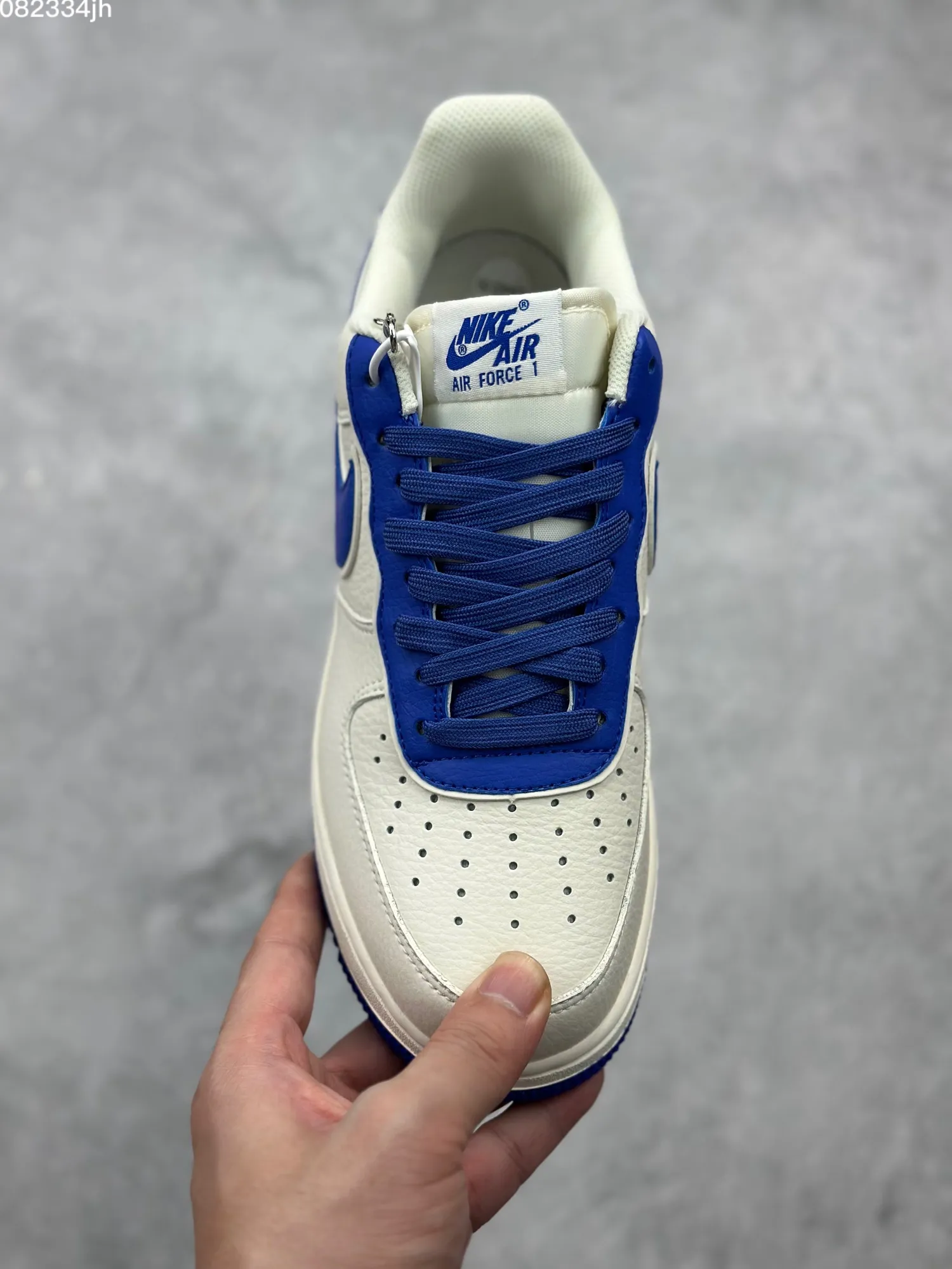 Nike Air Force 1 Low “40TH” Cream Blue  Sneakers – Official Custom Edition with Top Rep Shoes and Best Replica Sneakers Unique 1046