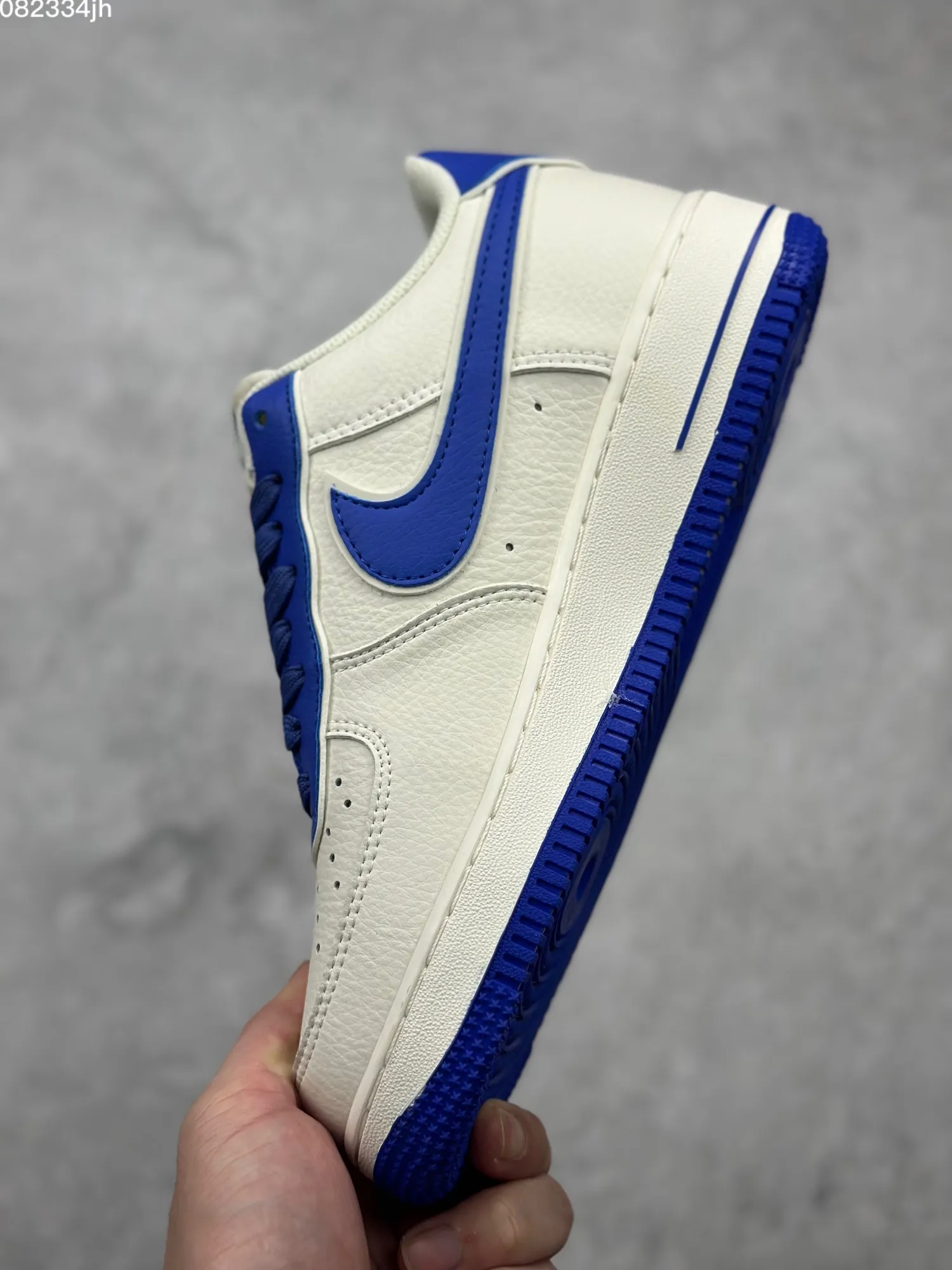 Nike Air Force 1 Low “40TH” Cream Blue  Sneakers – Official Custom Edition with Top Rep Shoes and Best Replica Sneakers Unique 1046
