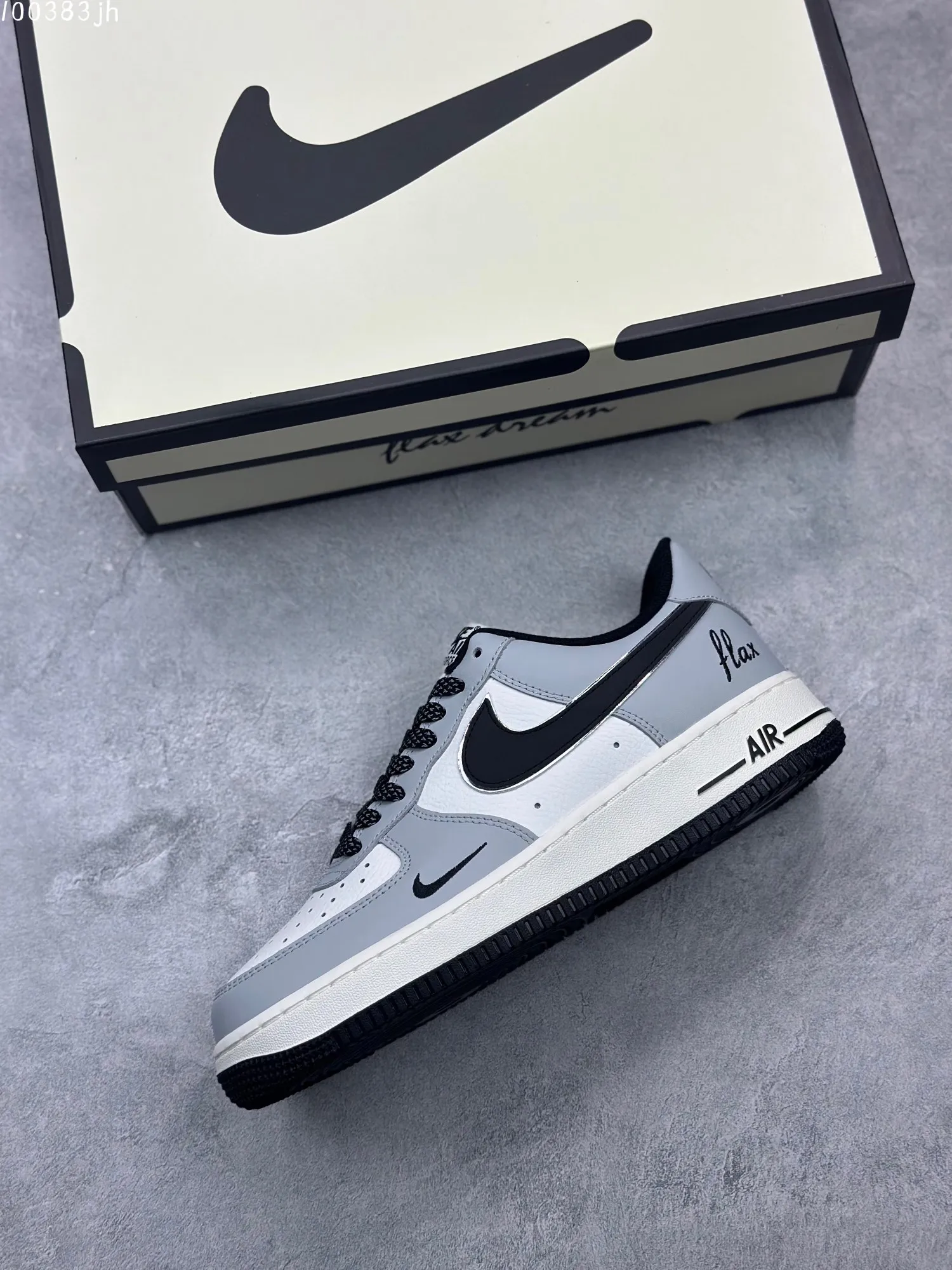 Nike Air Force 1 Low ‘Dream’ – Grey Black White Rep Shoes & Top Fake Nike Sneakers ModernLook 1030
