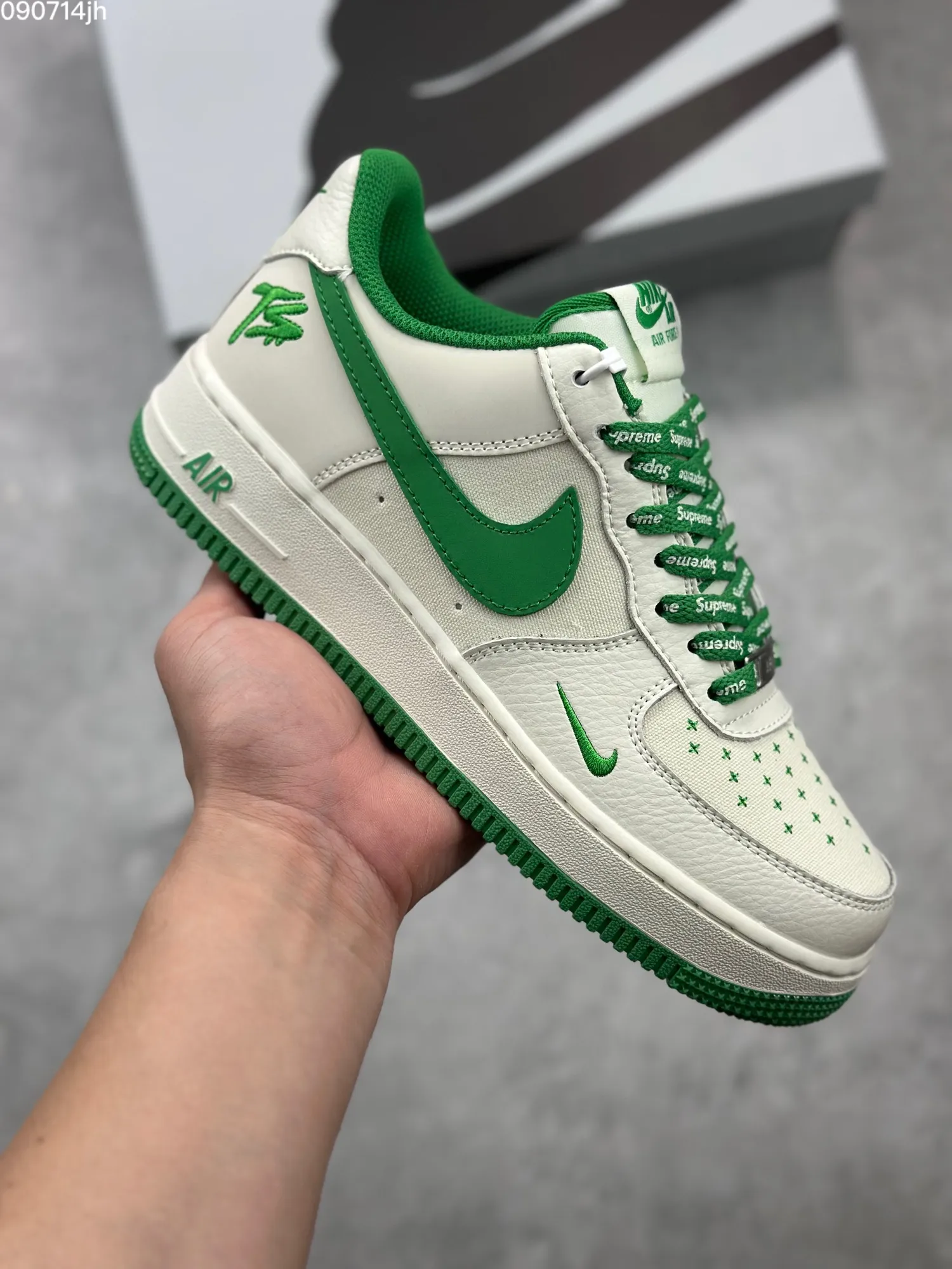 OnTrend Nike Air Force 1 Low ‘Green White’ – PF9055-752 – Authentic  Version with Top Rep Shoes and Best Replica Sneakers Style 1035