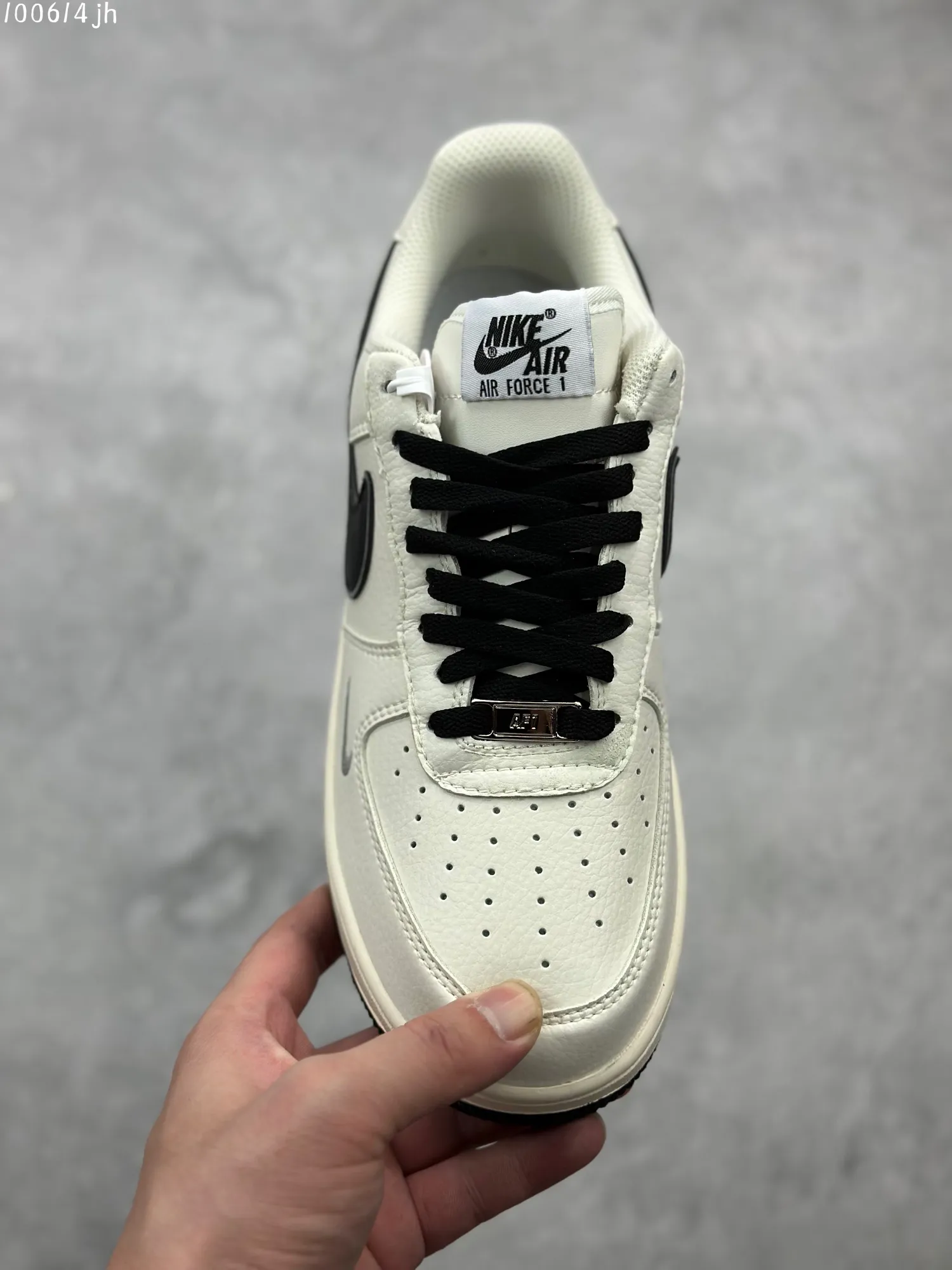 Nike Air Force 1 Low “Hoops” – Cream Black – Top Rep Shoes & Best Replica Sneakers Thermal 1033