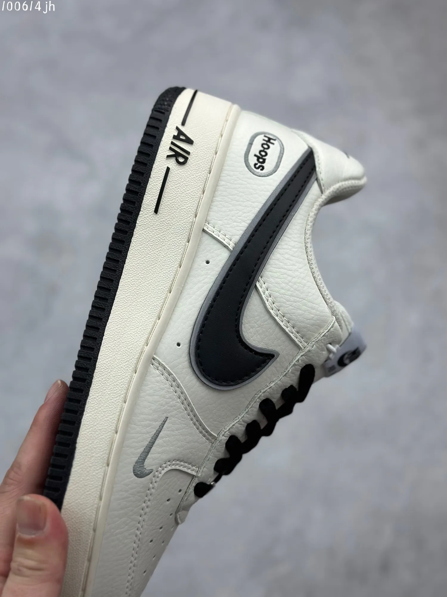 Nike Air Force 1 Low “Hoops” – Cream Black – Top Rep Shoes & Best Replica Sneakers Thermal 1033