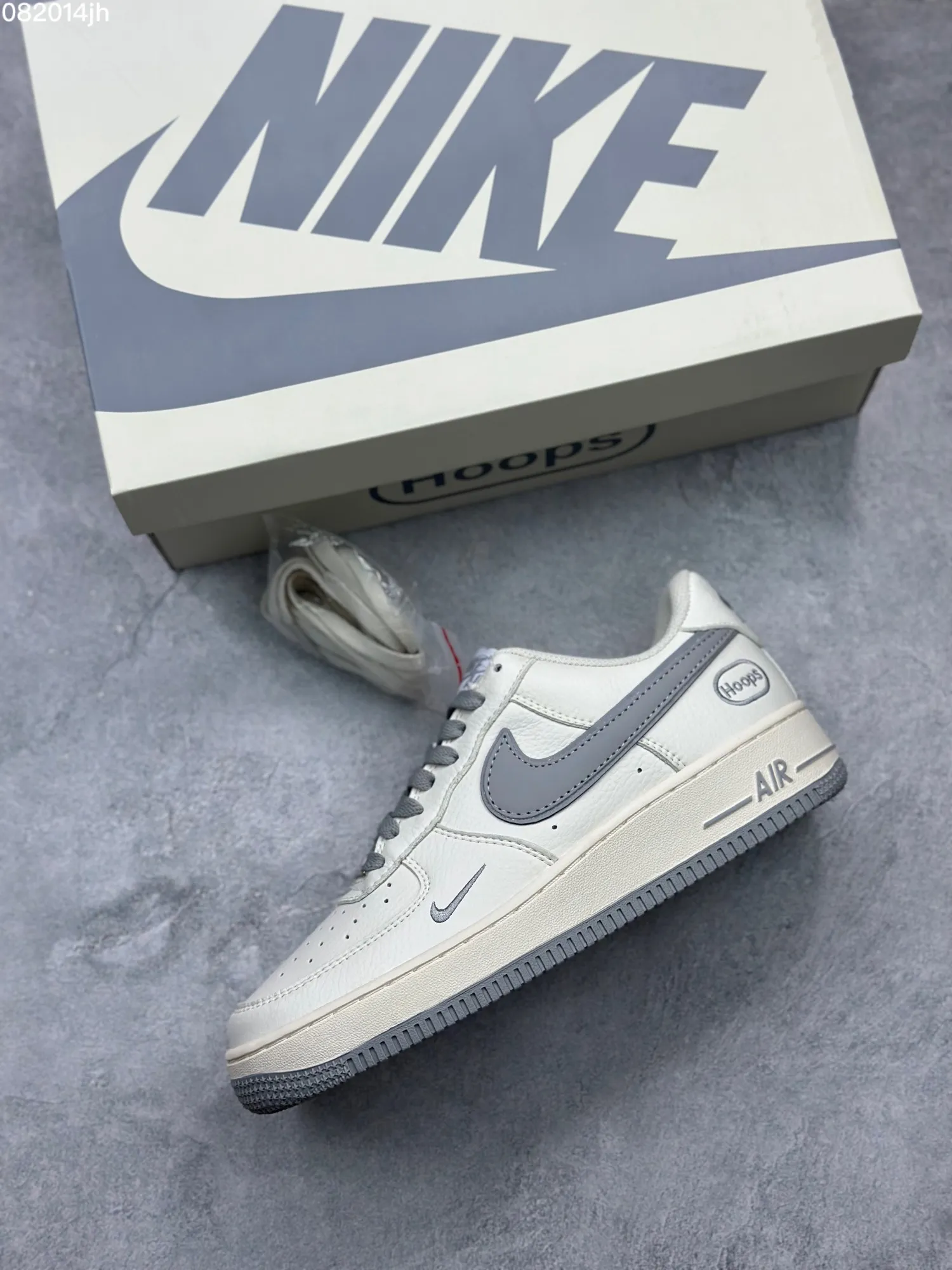 TravelReady Nike Air Force 1 Low “Hoops” – Light Grey – Top Rep Shoes & Best Replica Sneakers for Men 1050