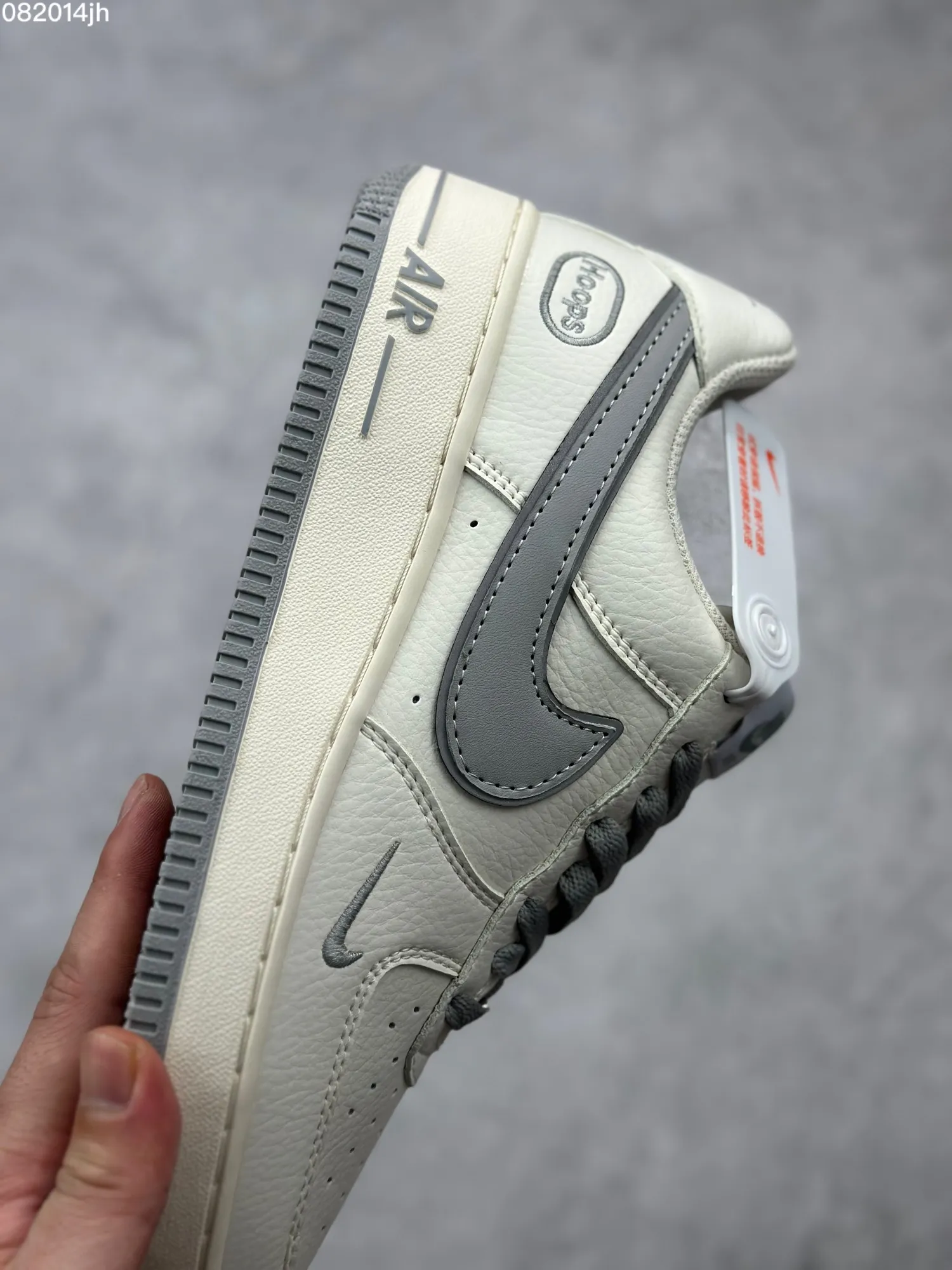 TravelReady Nike Air Force 1 Low “Hoops” – Light Grey – Top Rep Shoes & Best Replica Sneakers for Men 1050