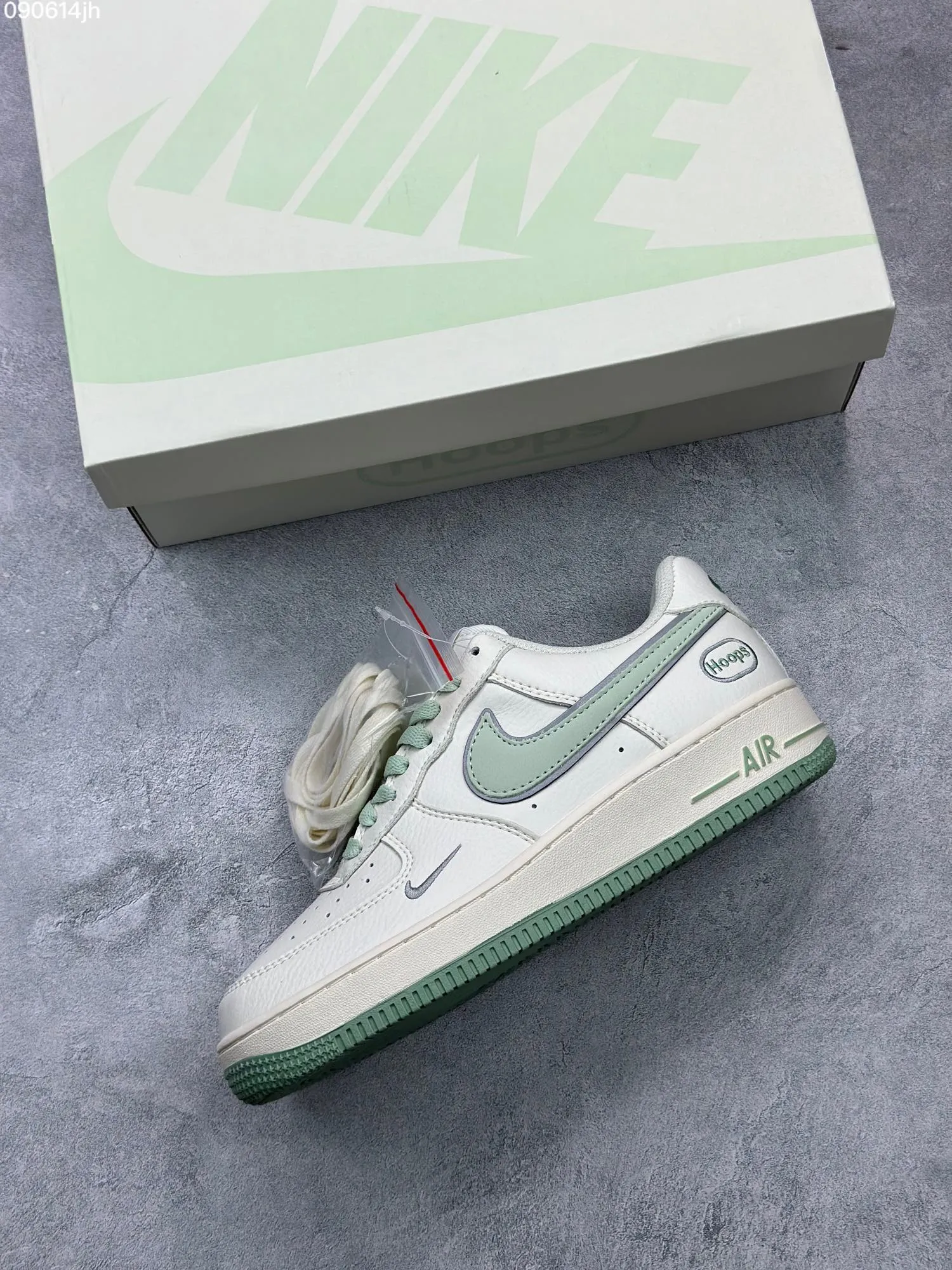 Nike Air Force 1 Low “Hoops” – Mint Green  Sneakers – Limited Edition Rep Shoes & Top Replica Sneakers SoftTouch 1040
