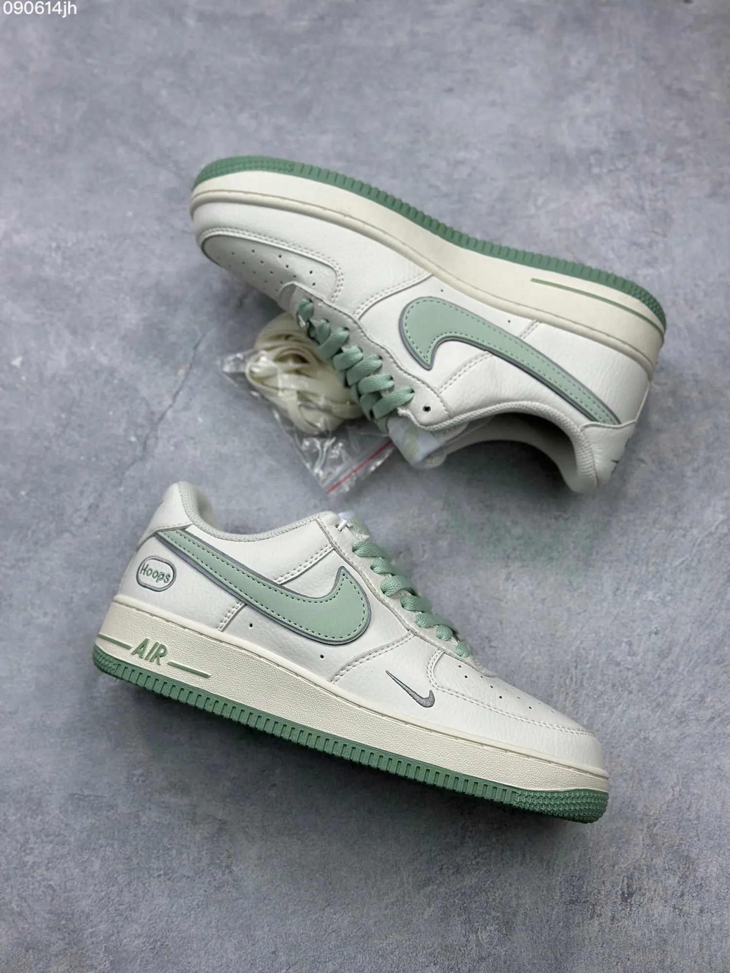 Nike Air Force 1 Low “Hoops” – Mint Green  Sneakers – Limited Edition Rep Shoes & Top Replica Sneakers SoftTouch 1040