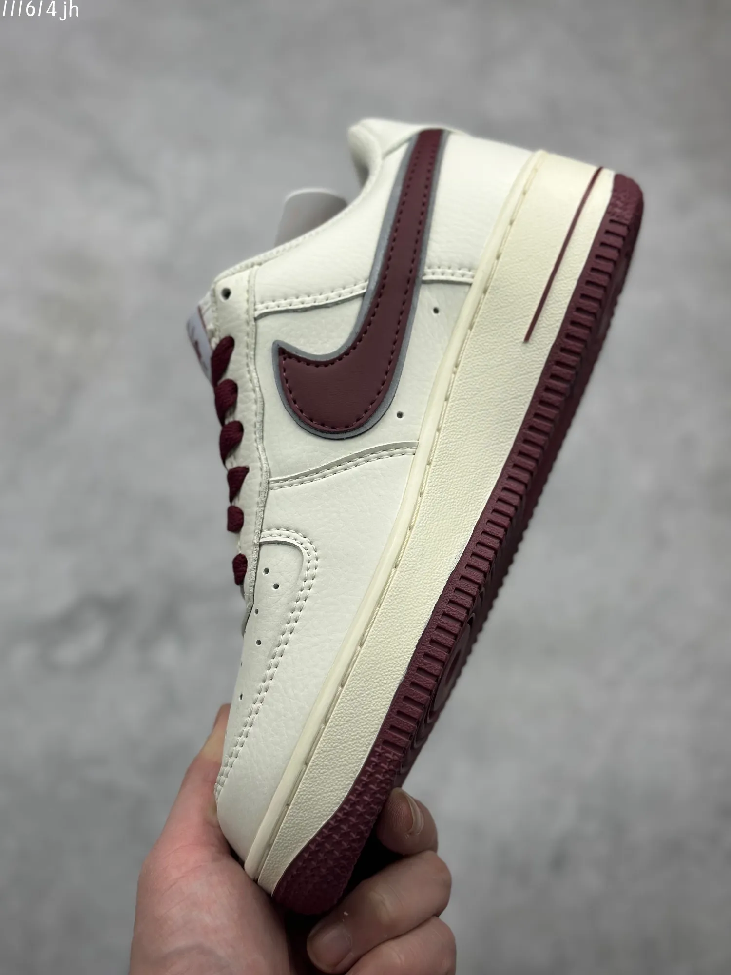 Nike Air Force 1 Low “Hoops” – Sail Maroon – Best Replica Sneakers & Rep Shoes Sustainable 1018