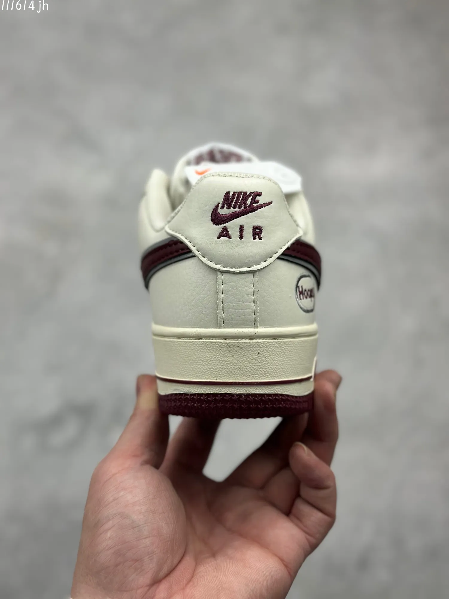 Nike Air Force 1 Low “Hoops” – Sail Maroon – Best Replica Sneakers & Rep Shoes Sustainable 1018
