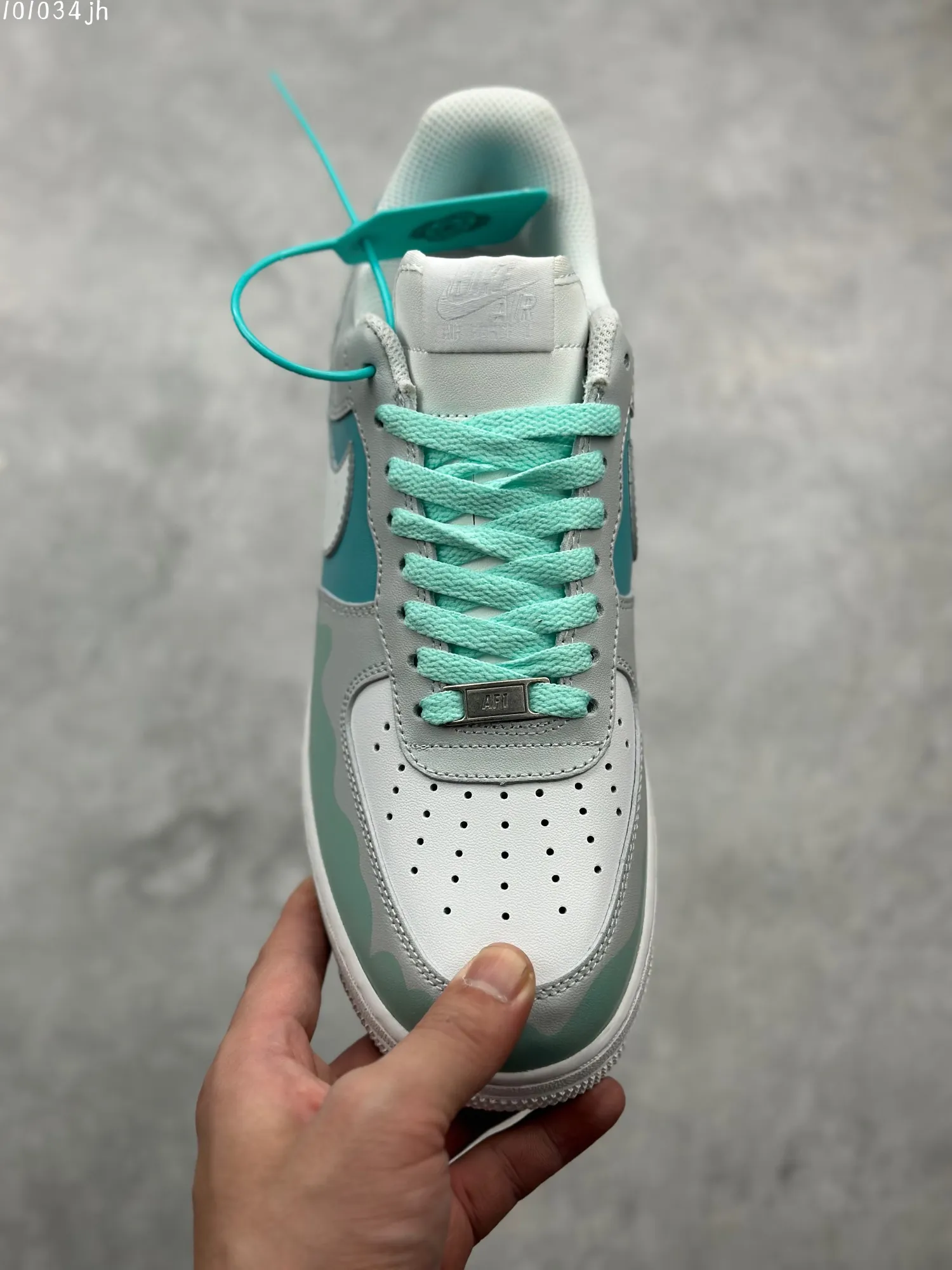 SunProtective Nike Air Force 1 Low ‘Love in Rain Season’ – CW2288-111 – Cream Mint Green – Top Rep Shoes & Best Replica Sneakers 1027