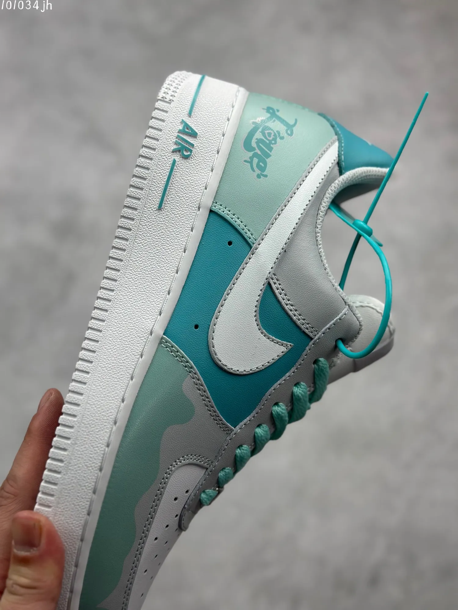 SunProtective Nike Air Force 1 Low ‘Love in Rain Season’ – CW2288-111 – Cream Mint Green – Top Rep Shoes & Best Replica Sneakers 1027